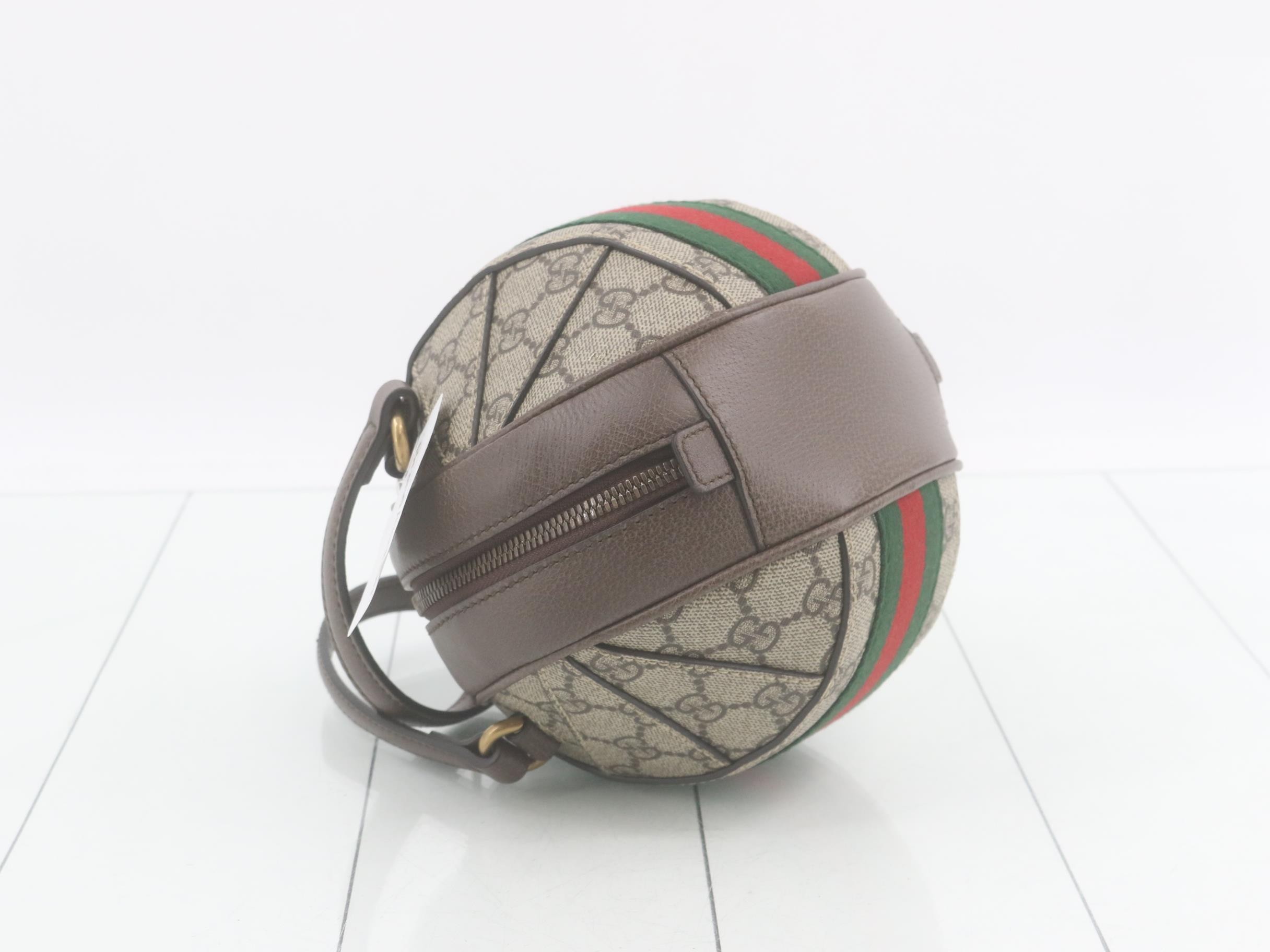 Ophidia GG Supreme Ball-Shaped 2-Way Handbag — view 5