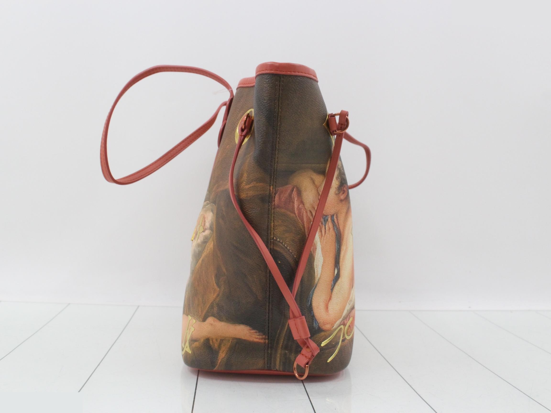LV Masters Collection Neverfull MM Tote Bag with Pouch — view 3