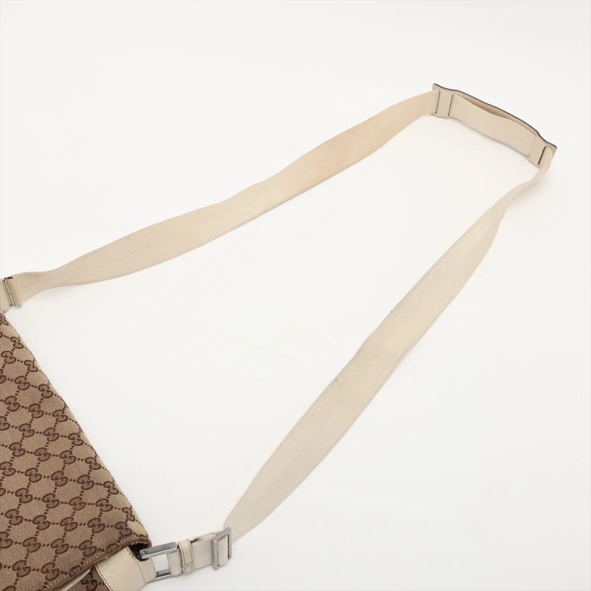 GG Canvas x Leather Shoulder Bag Brown 146236 — view 5