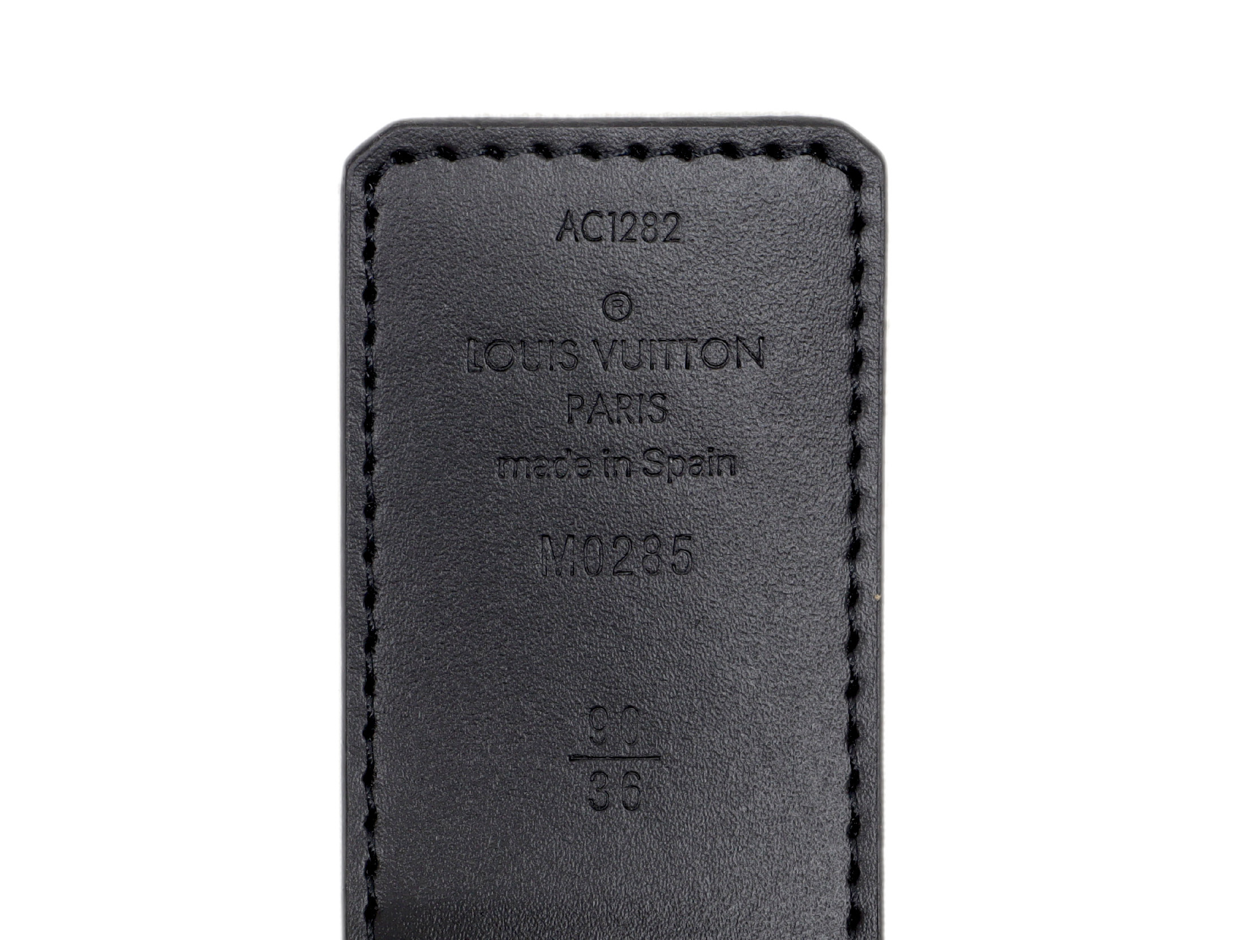 Monogram Eclipse Reversible Belt with LV Initials (M0285 AC1282) 90/36 — view 3