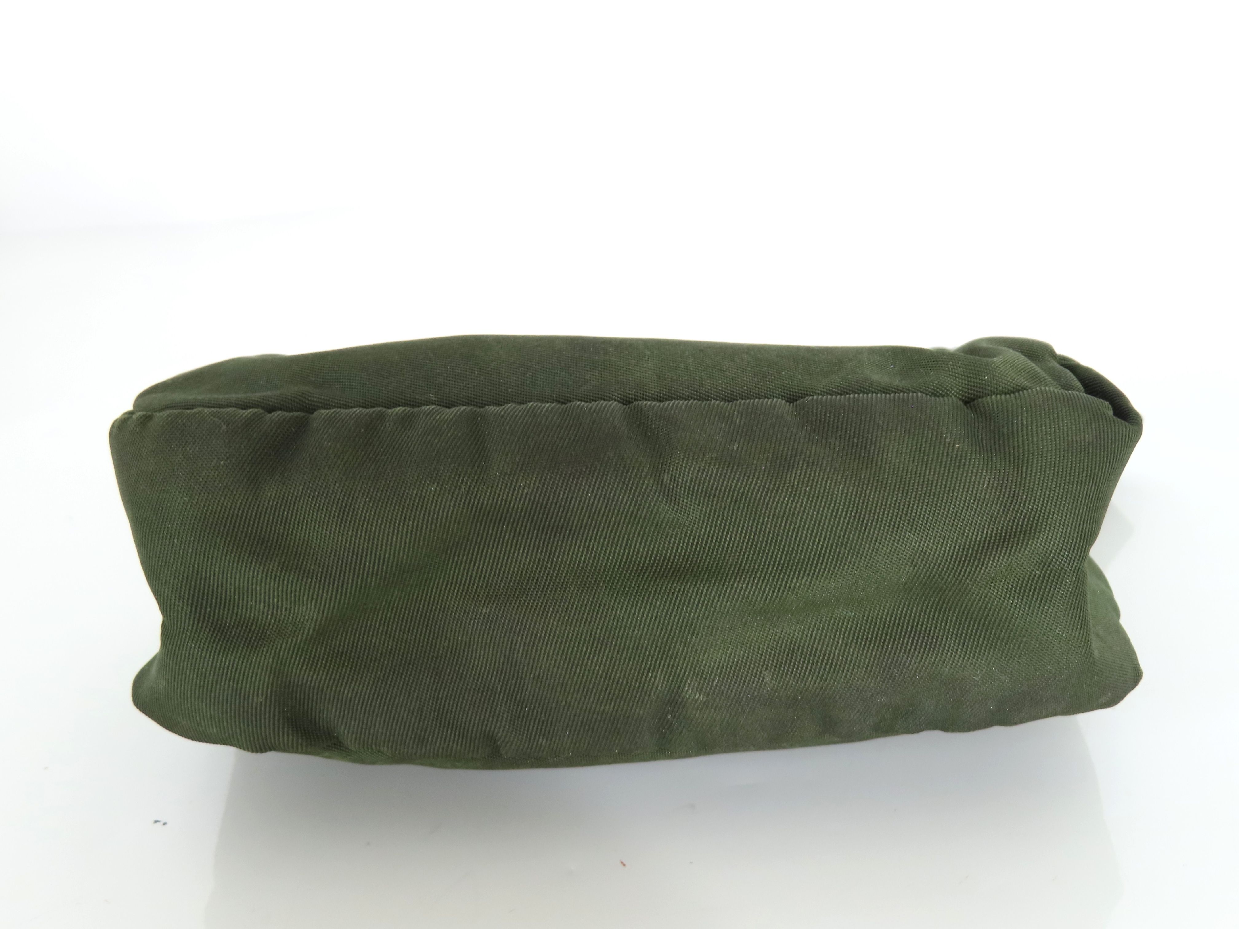 pouch with triangular plate, Tessuto nylon, khaki. — view 4
