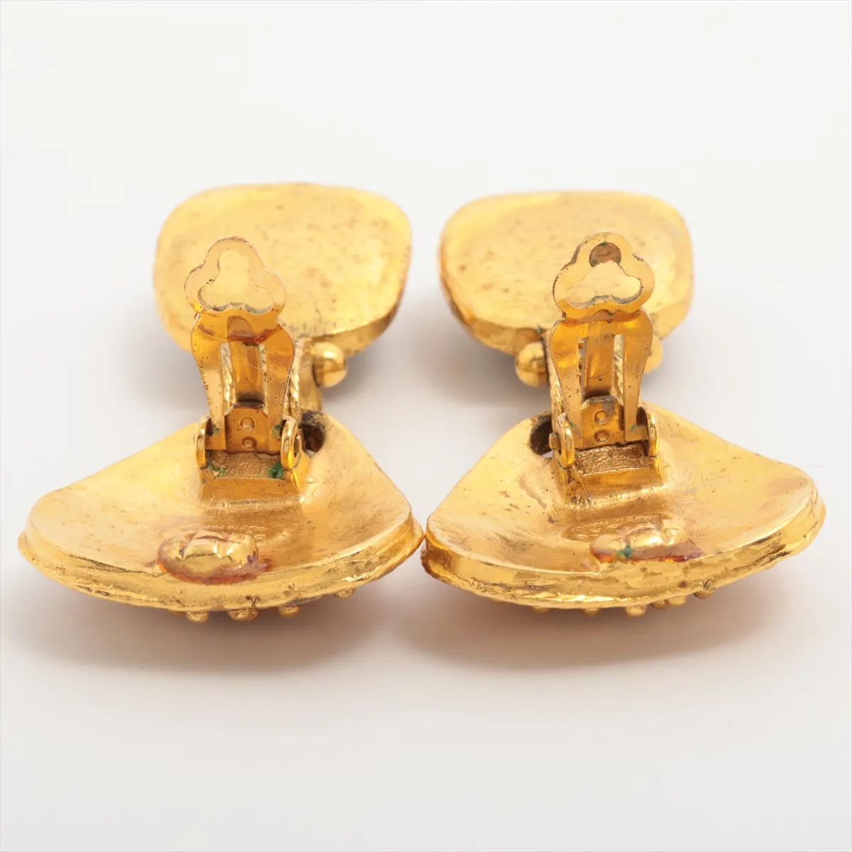 Cocomark Gripore 94A Earrings (for both ears) GP x Colored Stone Gold x Green — view 4