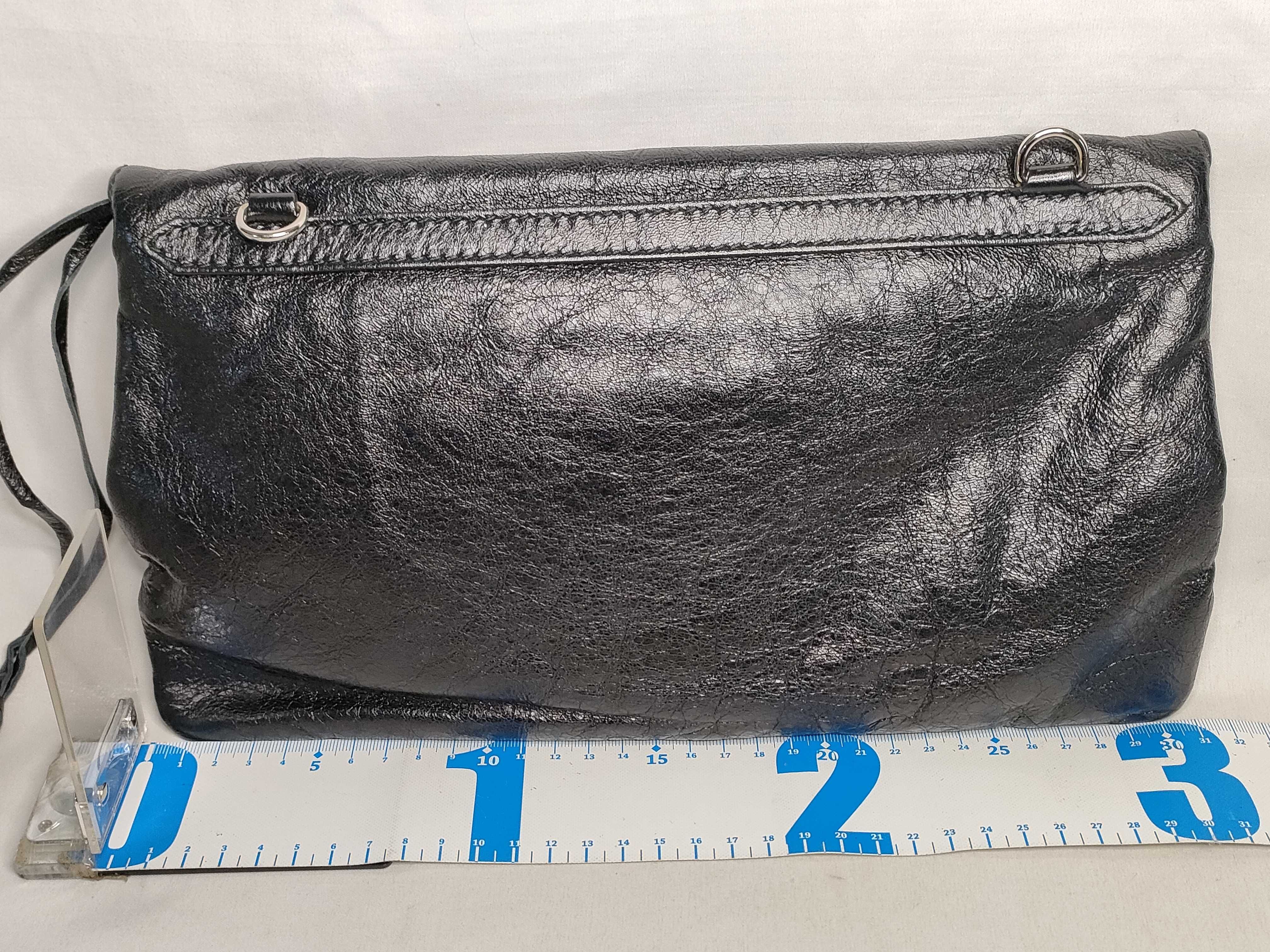 SG- Leather 2-way shoulder bag Black 438787 Clutch bag — view 2