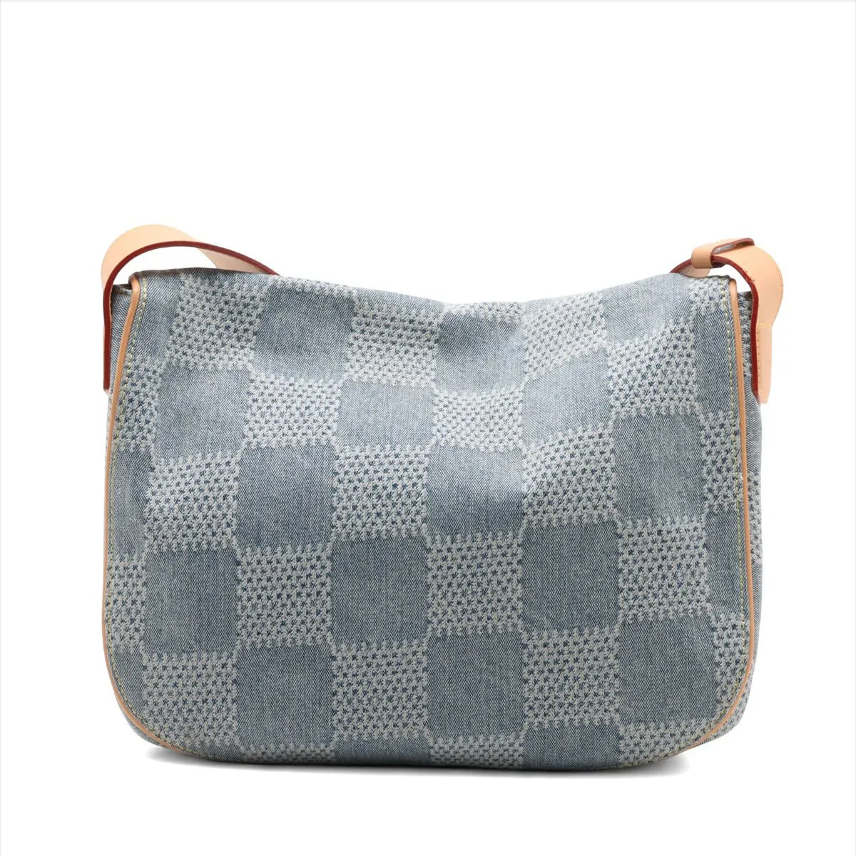 Damier Denim 3D Montsouris Messenger MM N40743 Red (RFID detected) — view 2