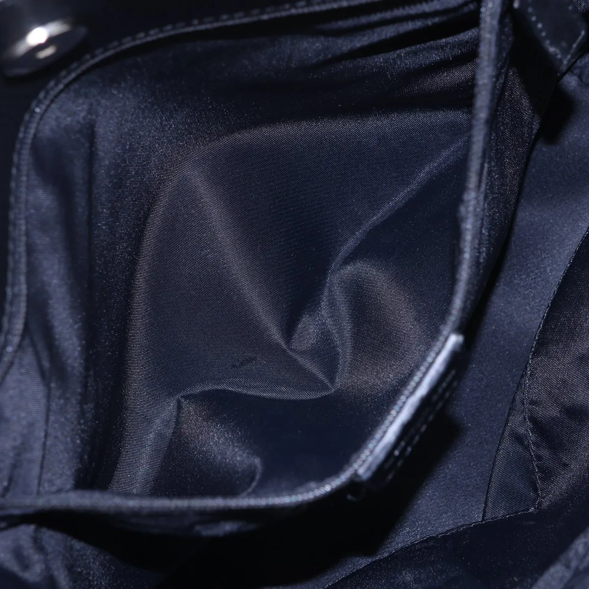 Trotter Street Chic Canvas x Leather Handbag, Black — view 8