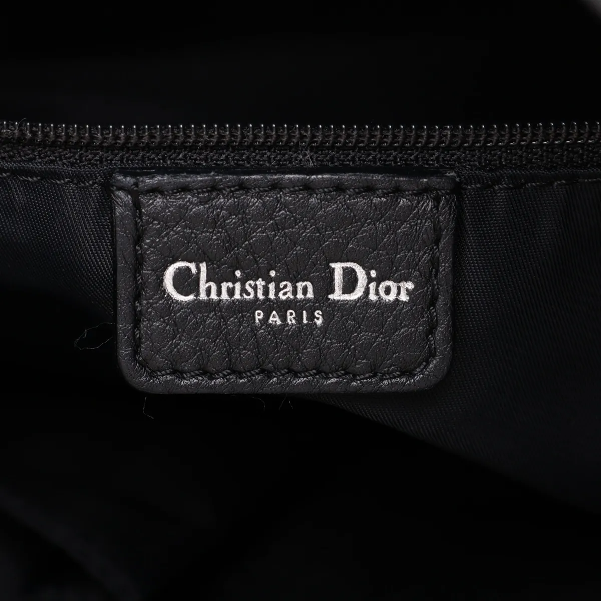 Trotter Street Chic Canvas x Leather Handbag, Black — view 10