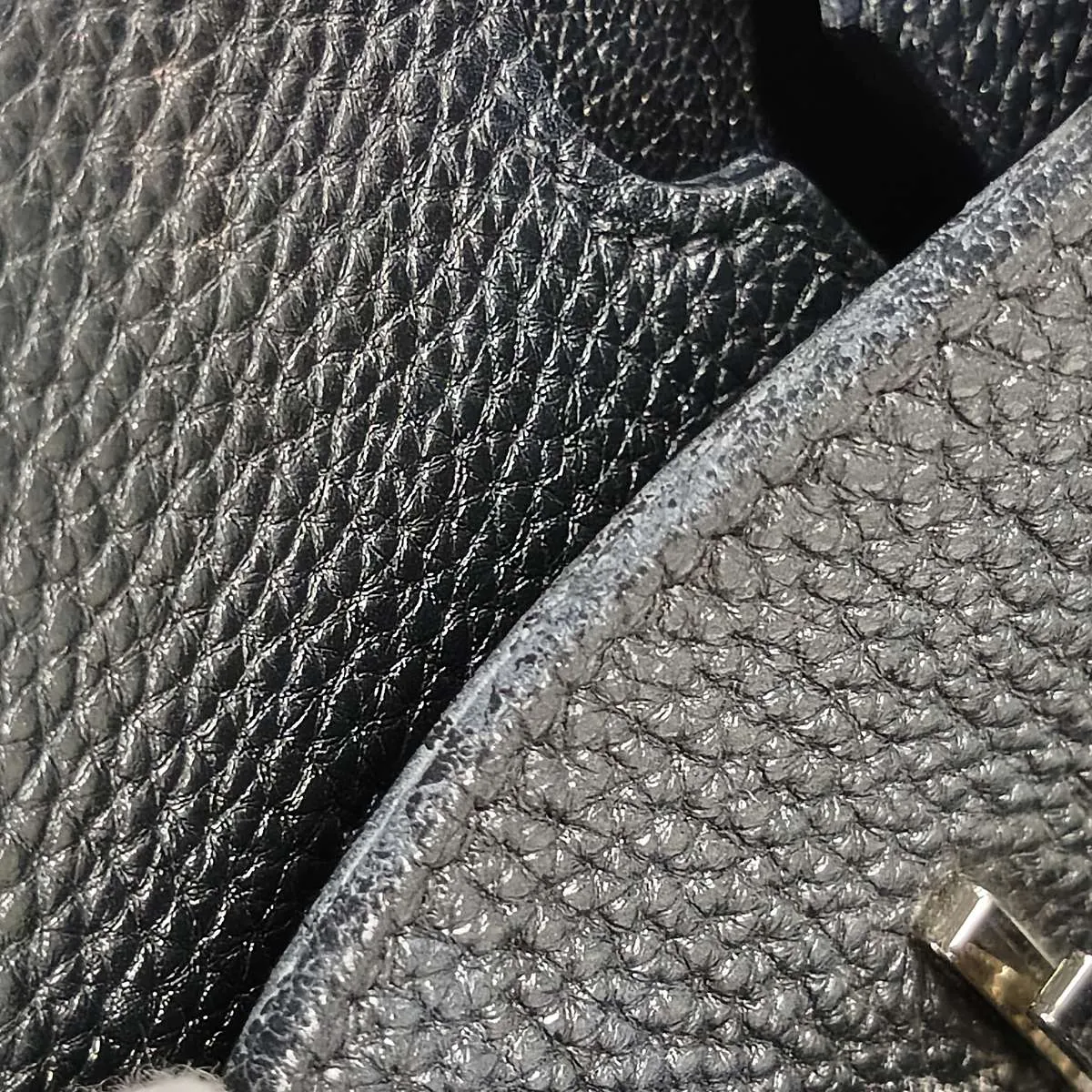 [Individually packaged] Hermes Birkin 35 Letournée Togo Black Silver Hardware K: 2007 — view 12