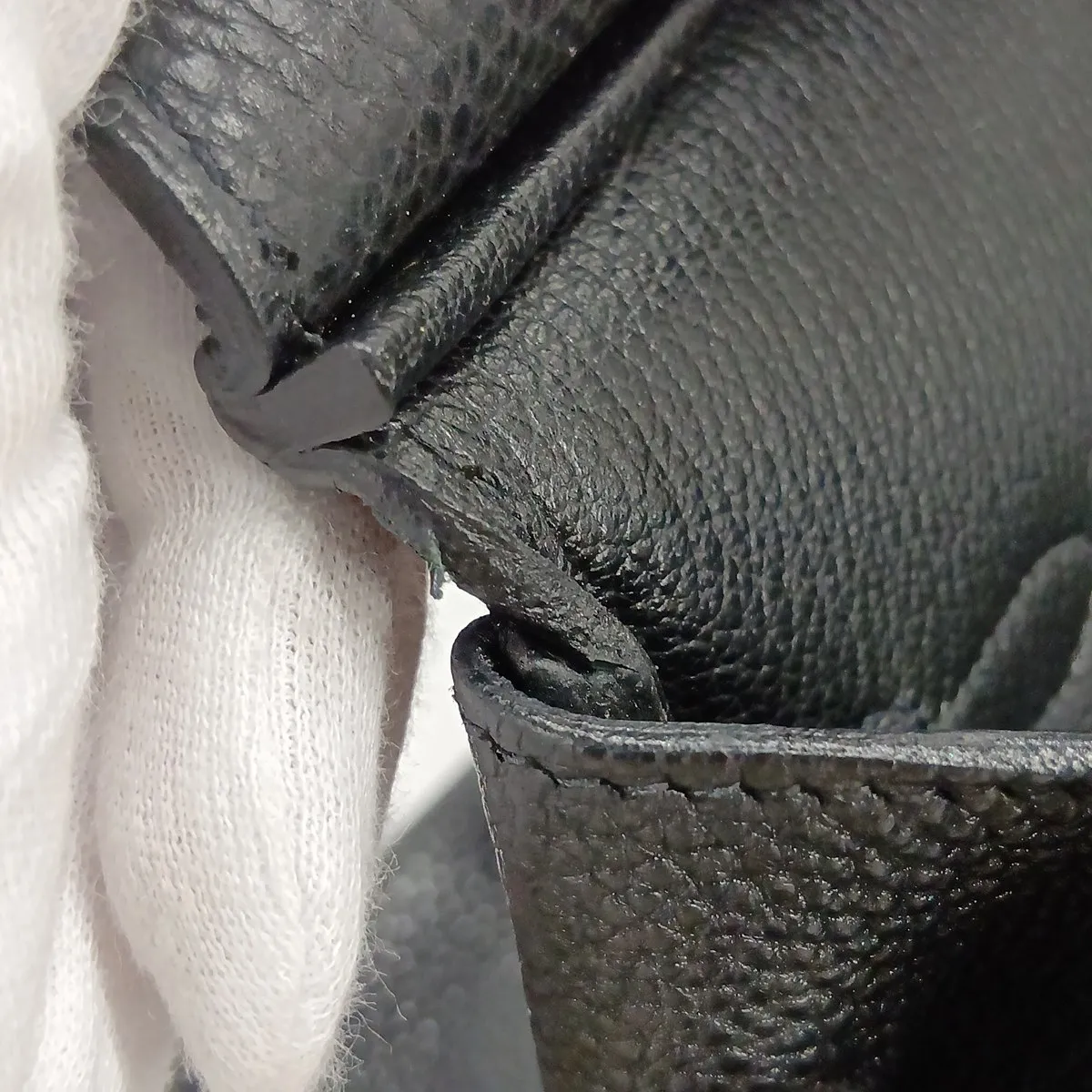 [Individually packaged] Hermes Birkin 35 Letournée Togo Black Silver Hardware K: 2007 — view 15