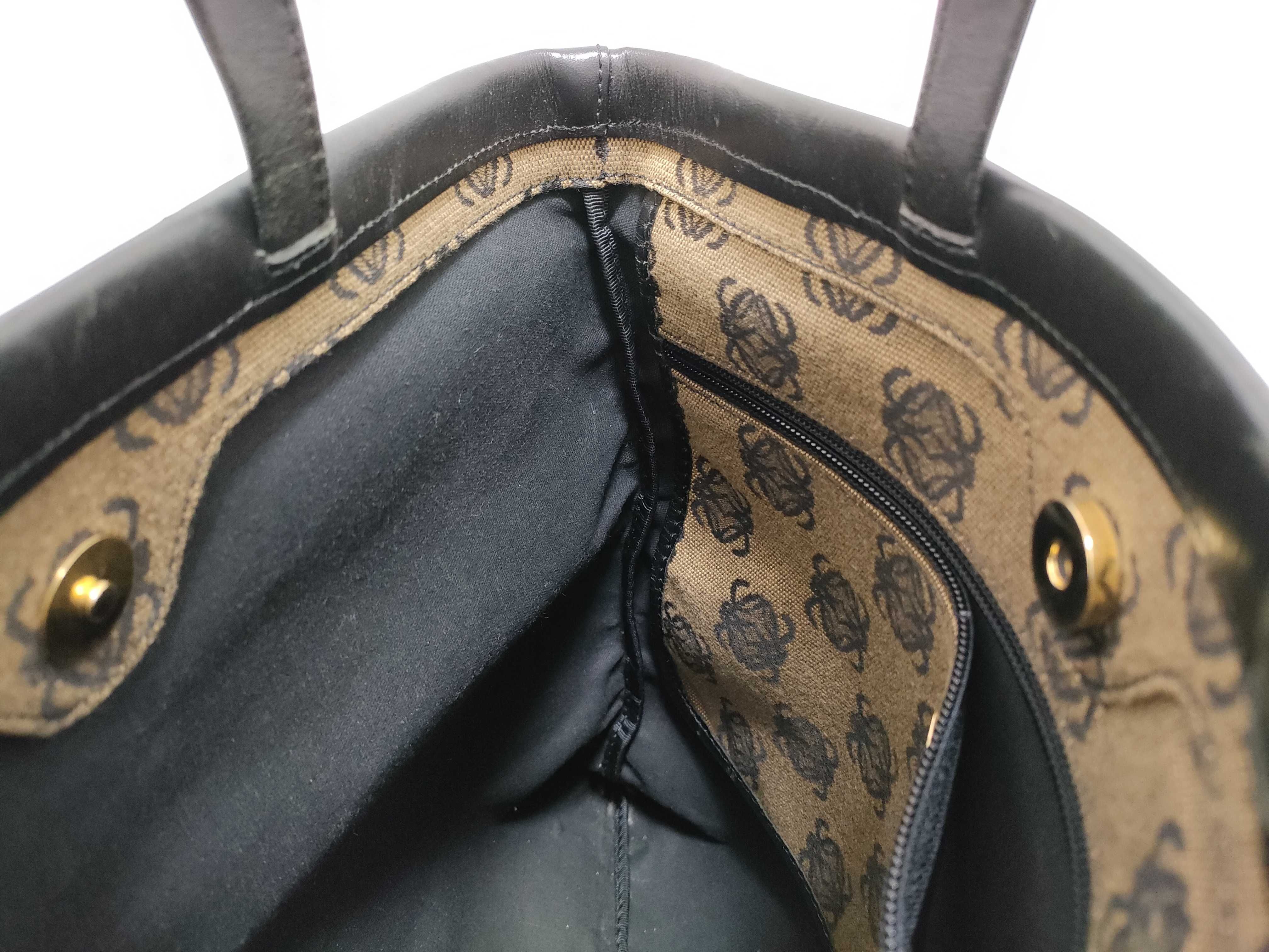 handbag, Anagram canvas, beige and black tote bag — view 8