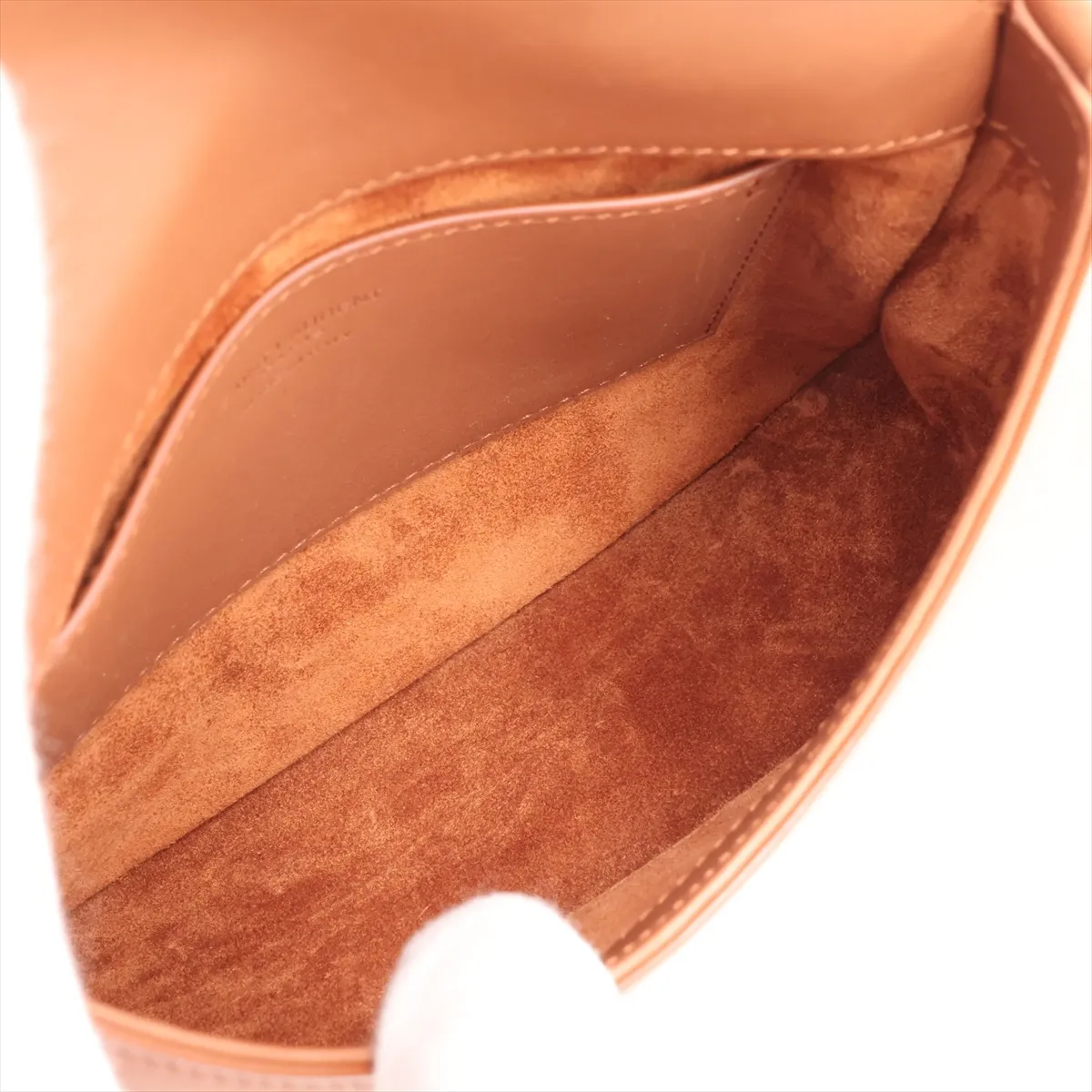 Voltaire Mini Canvas x Leather Shoulder Bag, Beige x Brown, 818896 — view 6