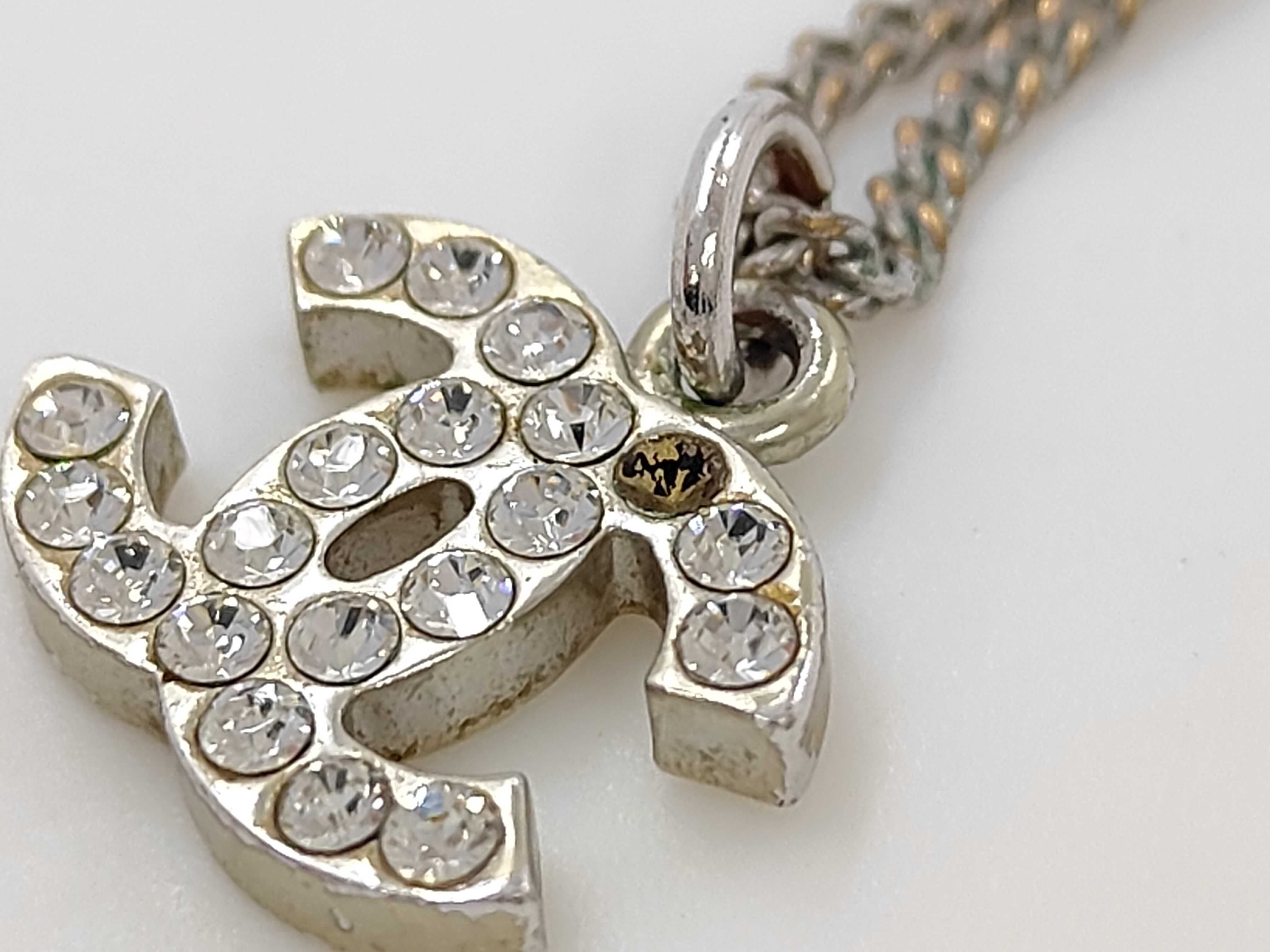 Coco Mark Rhinestone Necklace 05V Necklace — view 6