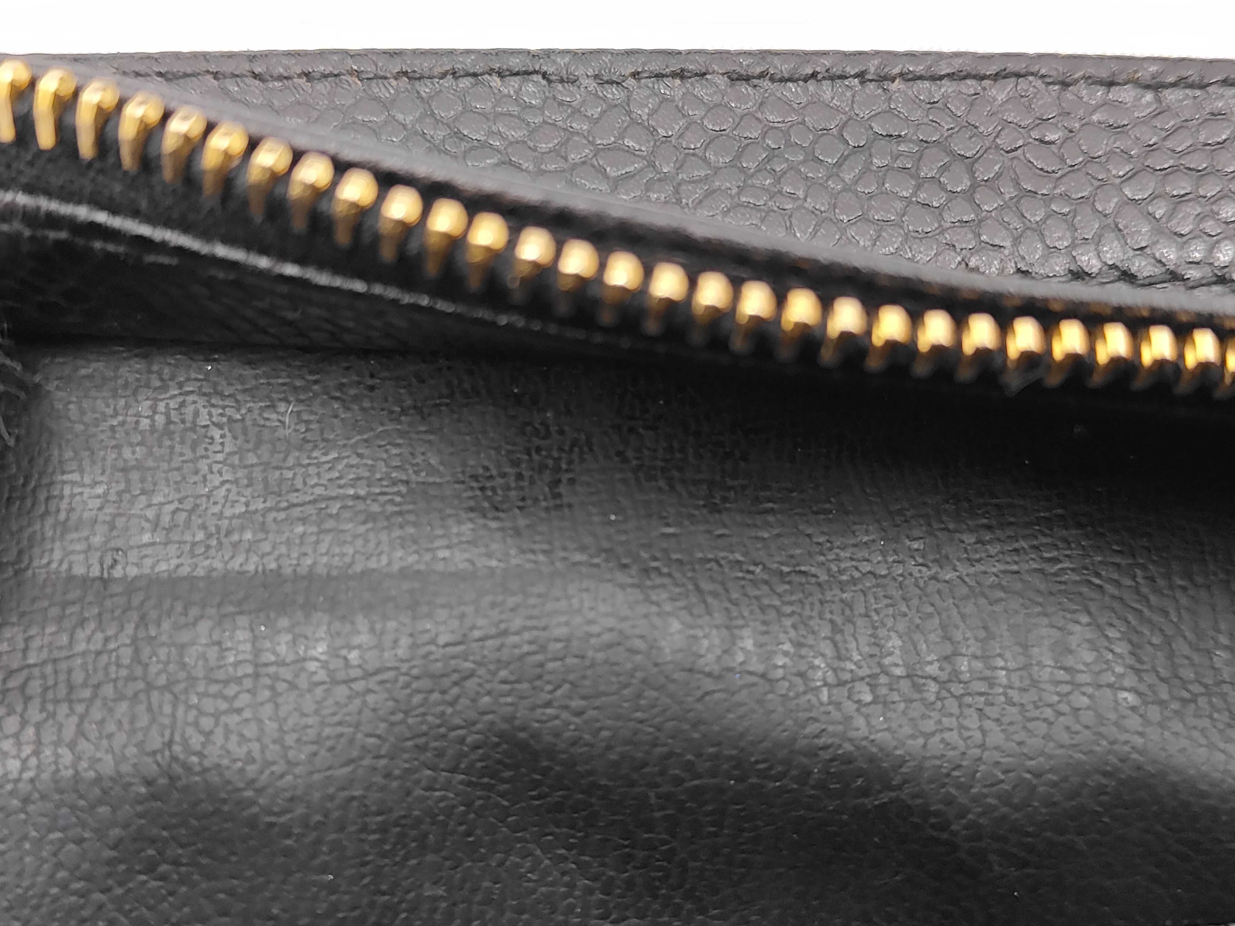 Caviar Skin Triple Coco Chain Tote Shoulder Bag (with seal and card) — view 12