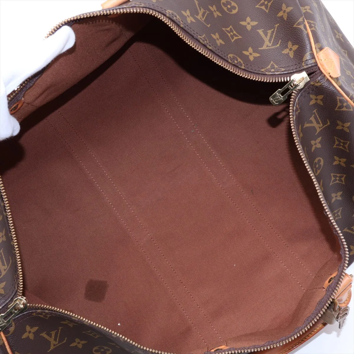Monogram Keepall 55 M41424 VI0914 Brown — view 7