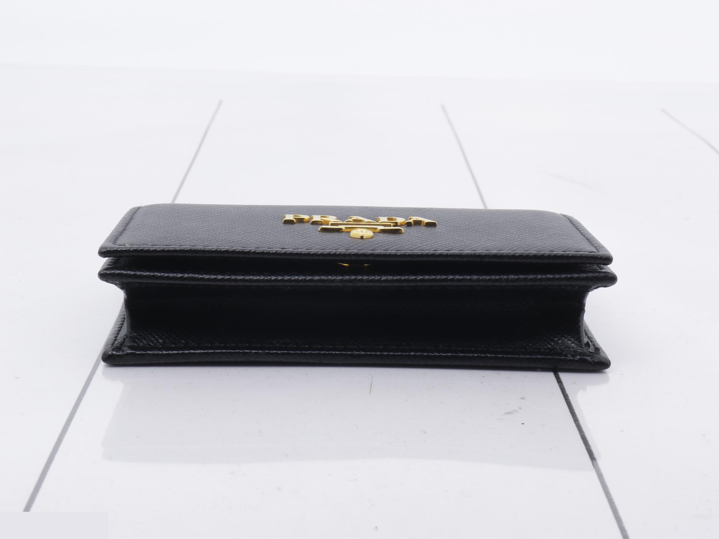 Saffiano Logo Card Case — view 3