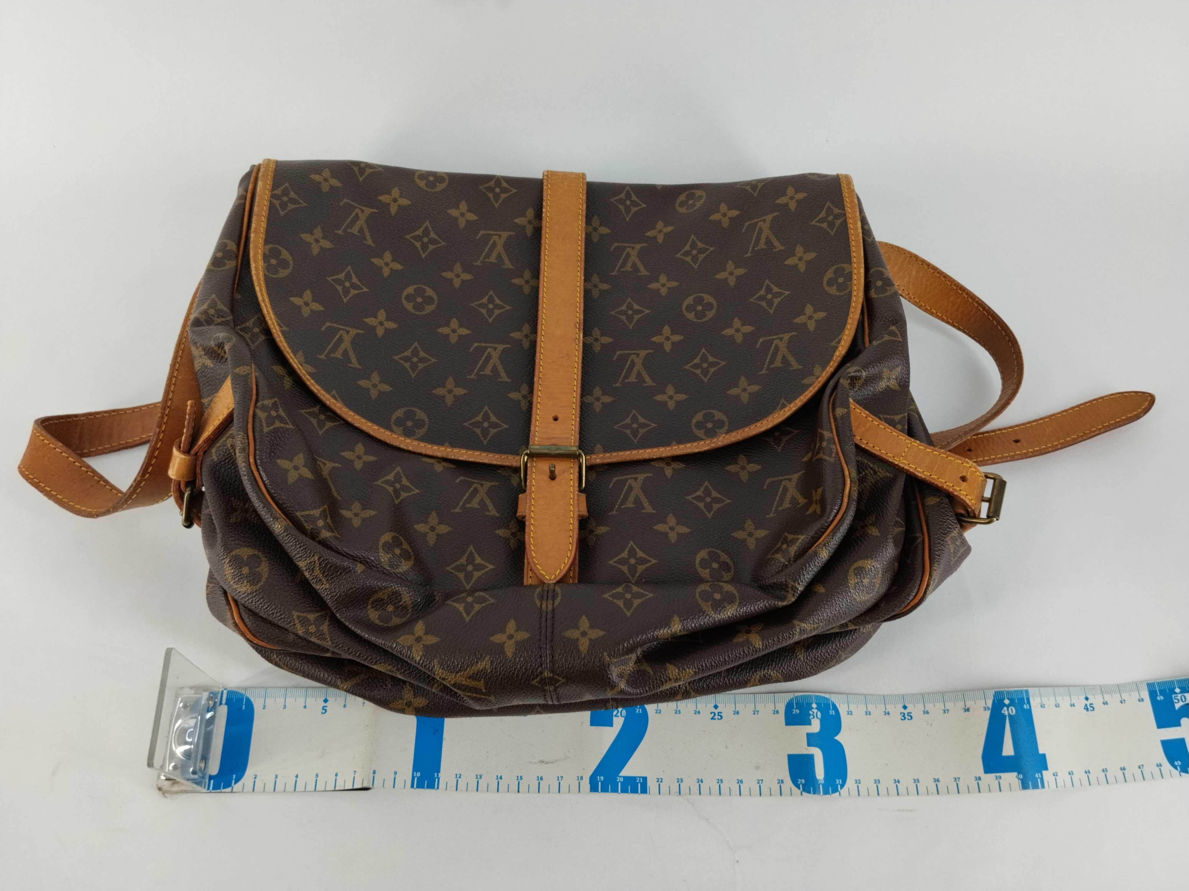 Monogram Saumur Shoulder Bag — view 2