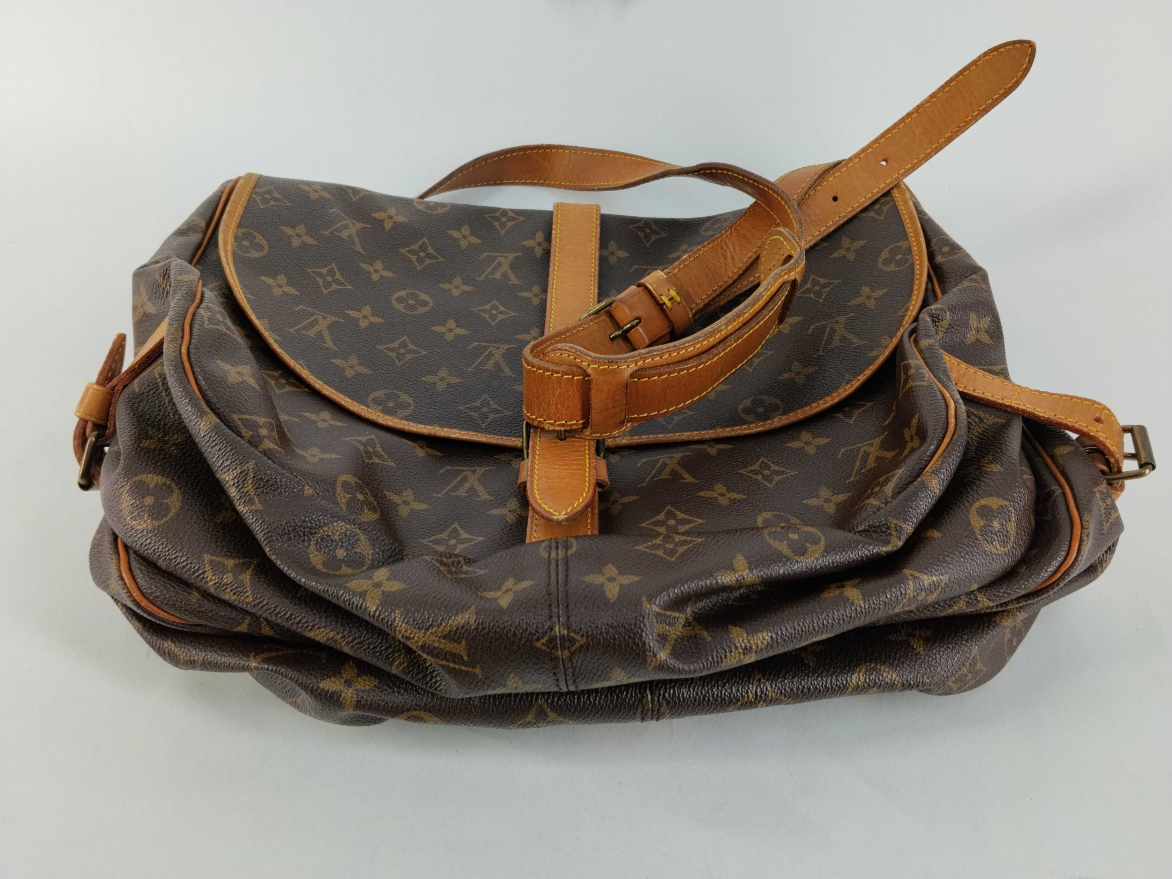 Monogram Saumur Shoulder Bag — view 7