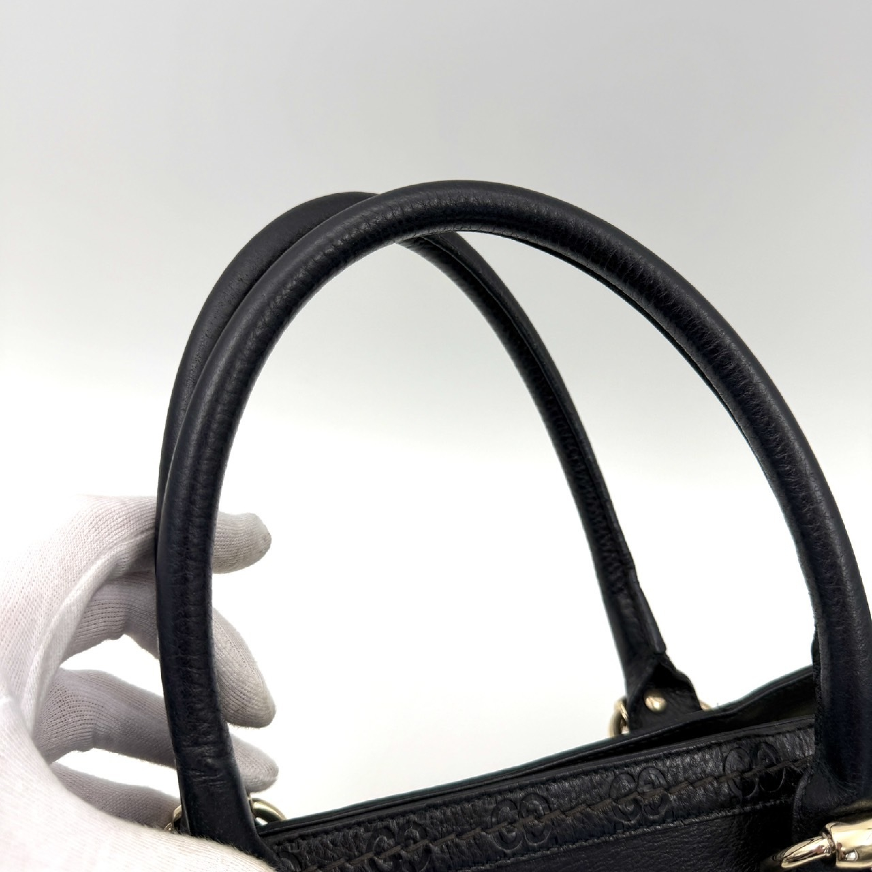 Leather Handbag, Black Handbag — view 5