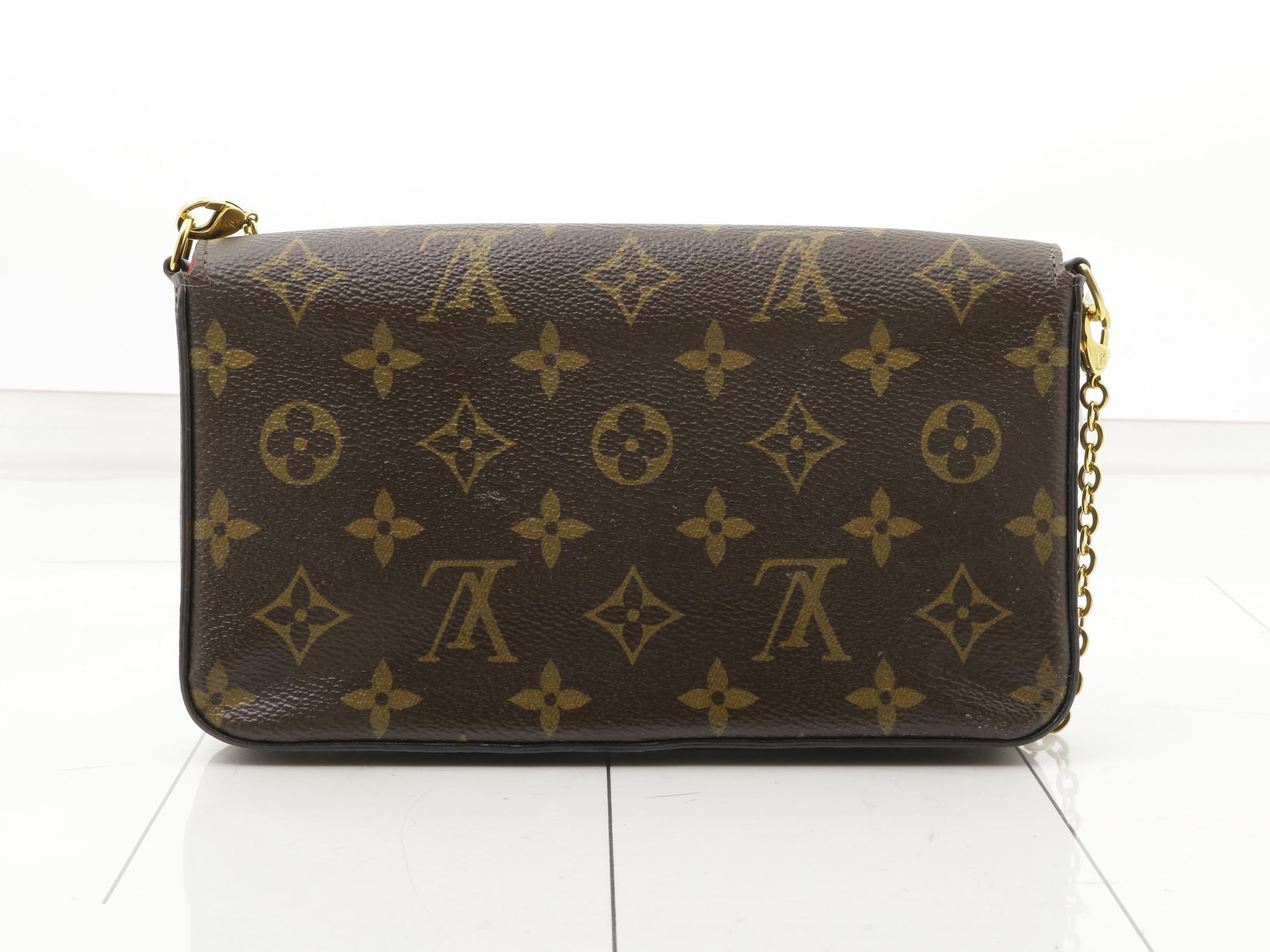 Monogram Pochette Felicie Shoulder Bag with Card Case — view 2