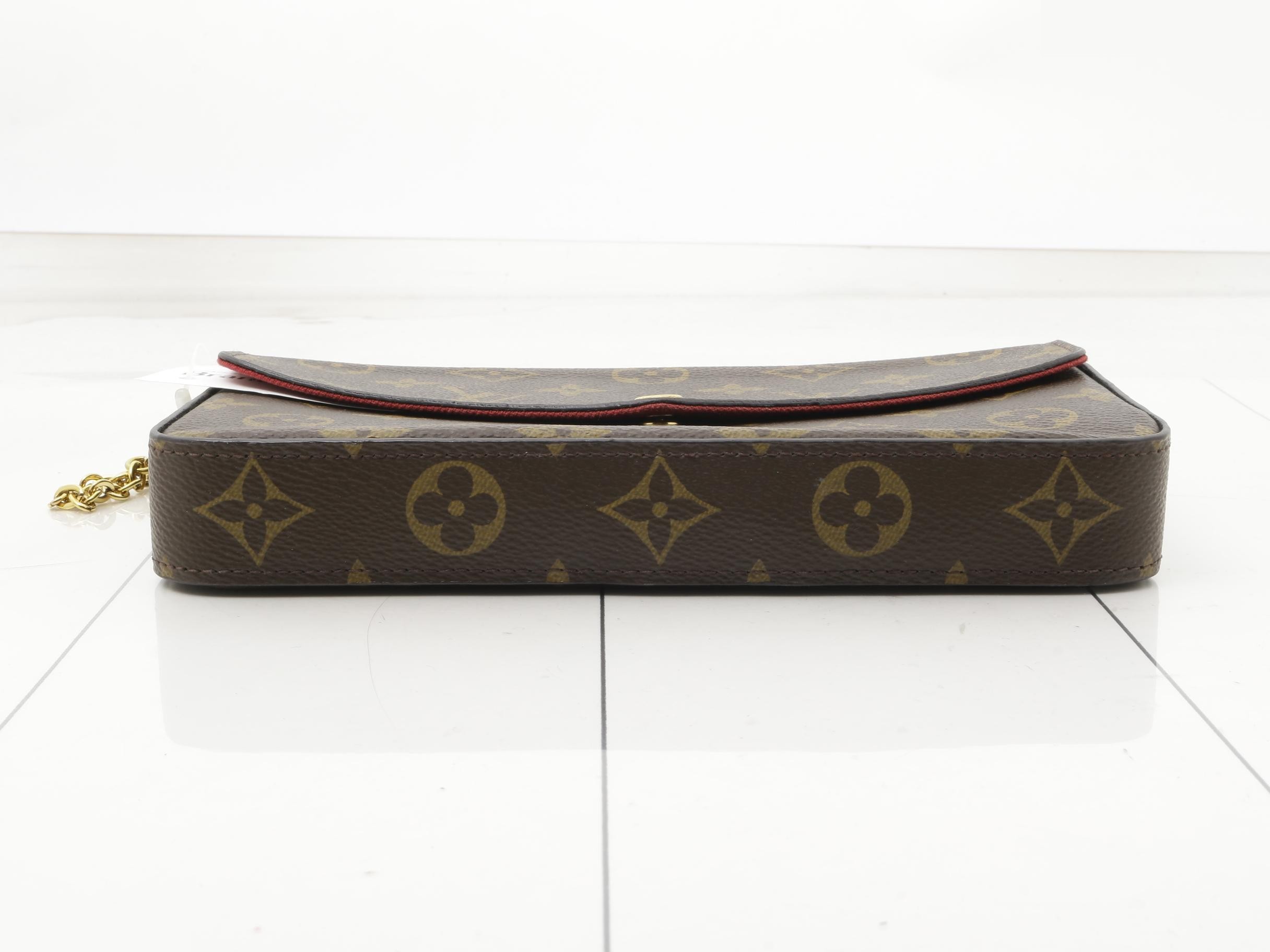 Monogram Pochette Felicie Shoulder Bag with Card Case — view 3
