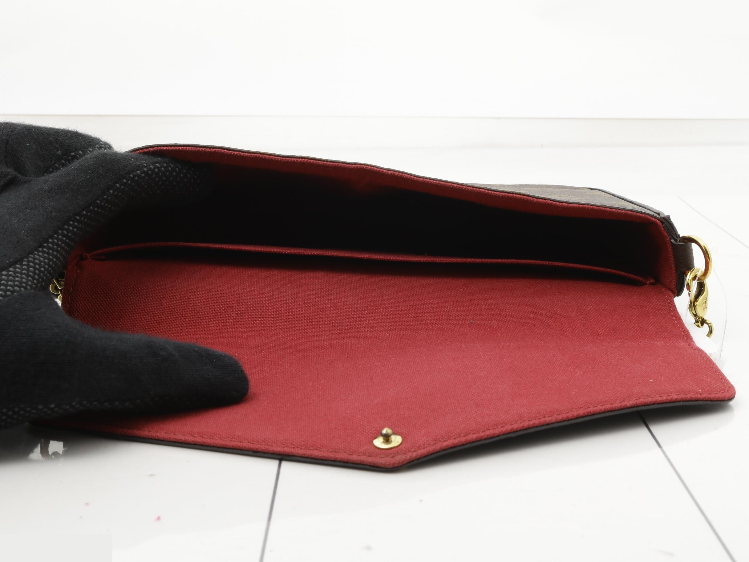 Monogram Pochette Felicie Shoulder Bag with Card Case — view 4