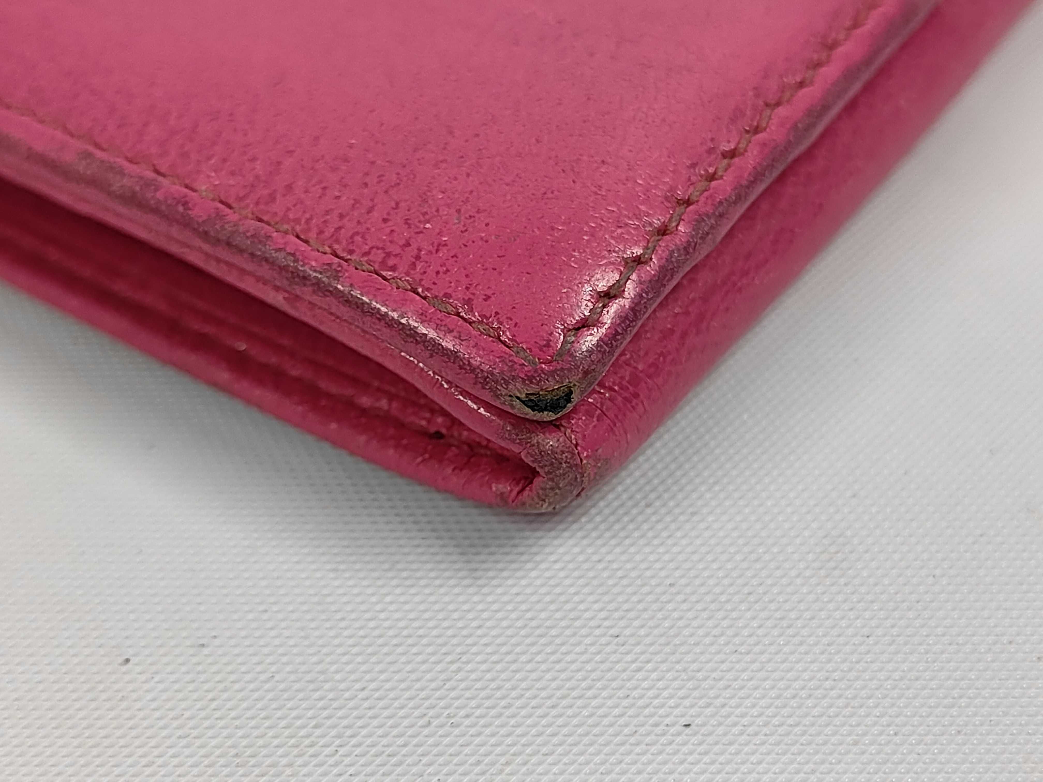 Leather Pass Case, Pink, Card Case — view 4