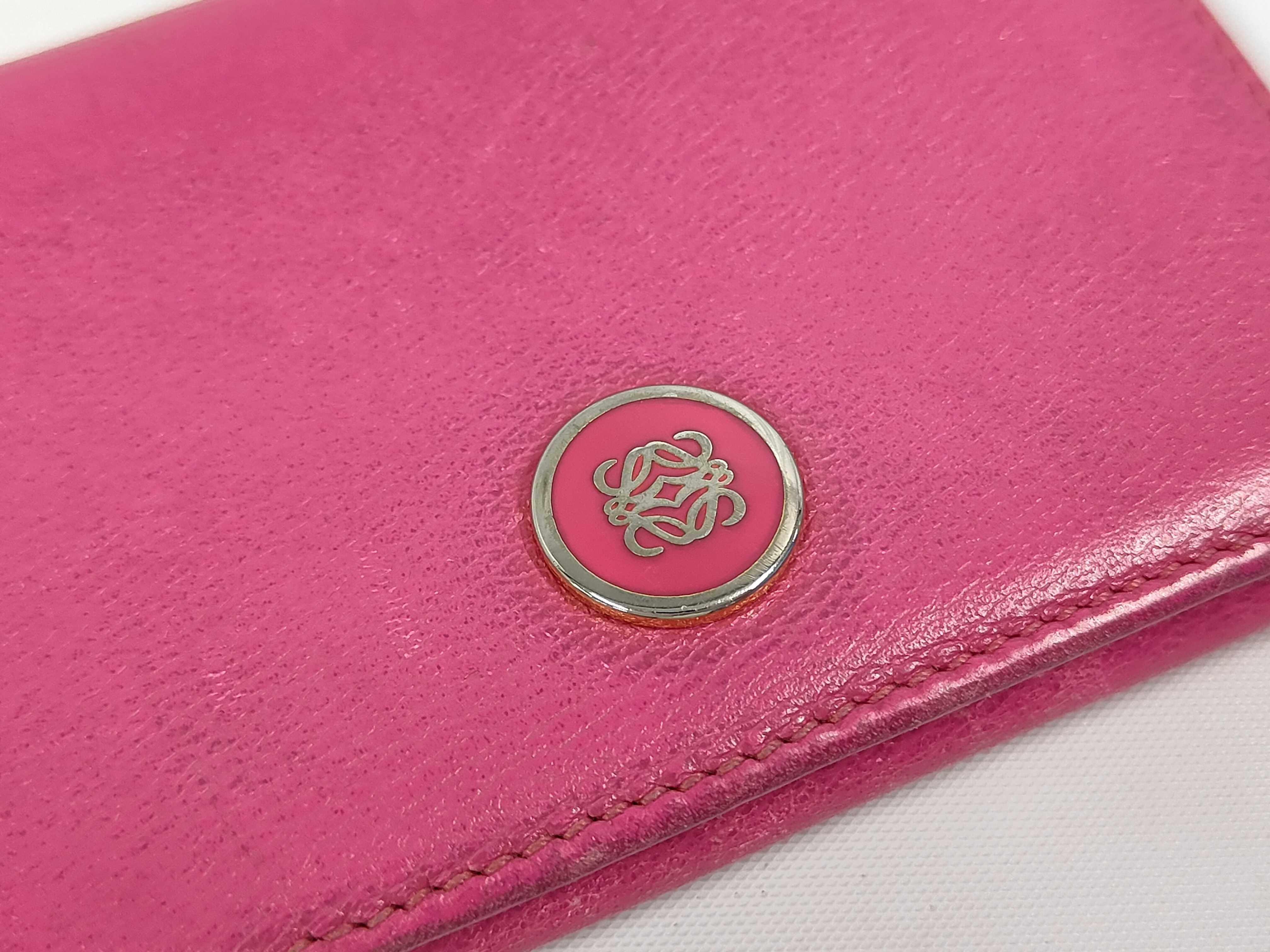 Leather Pass Case, Pink, Card Case — view 5