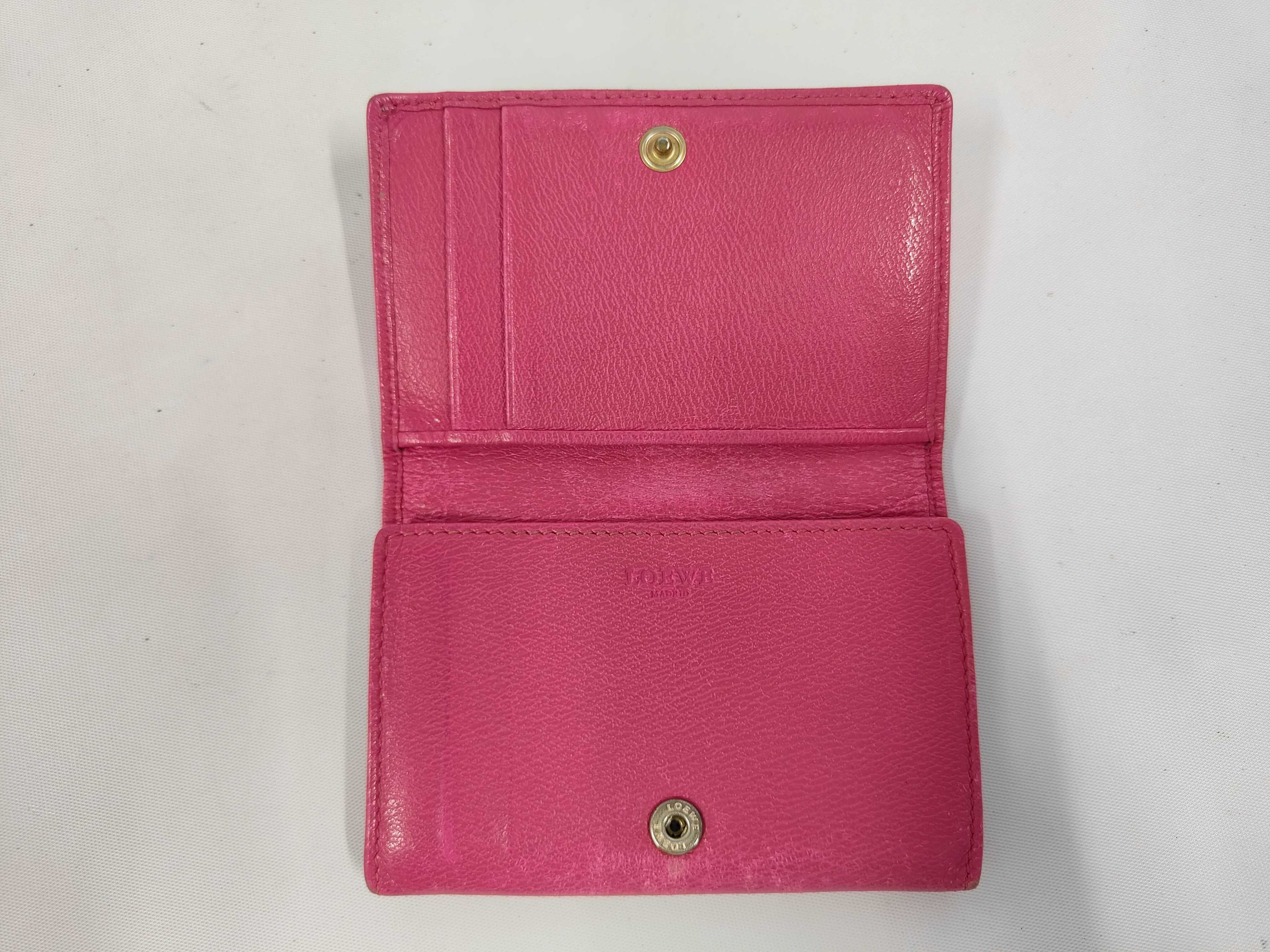 Leather Pass Case, Pink, Card Case — view 6