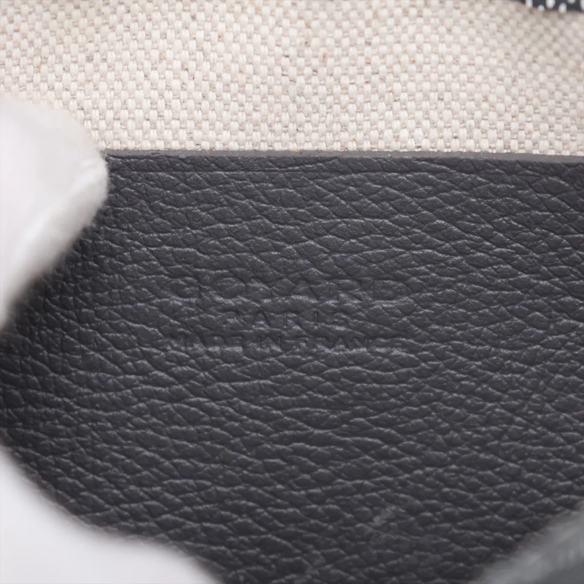 Plume Pouch Wallet PVC x Leather Shoulder Bag Gray — view 12