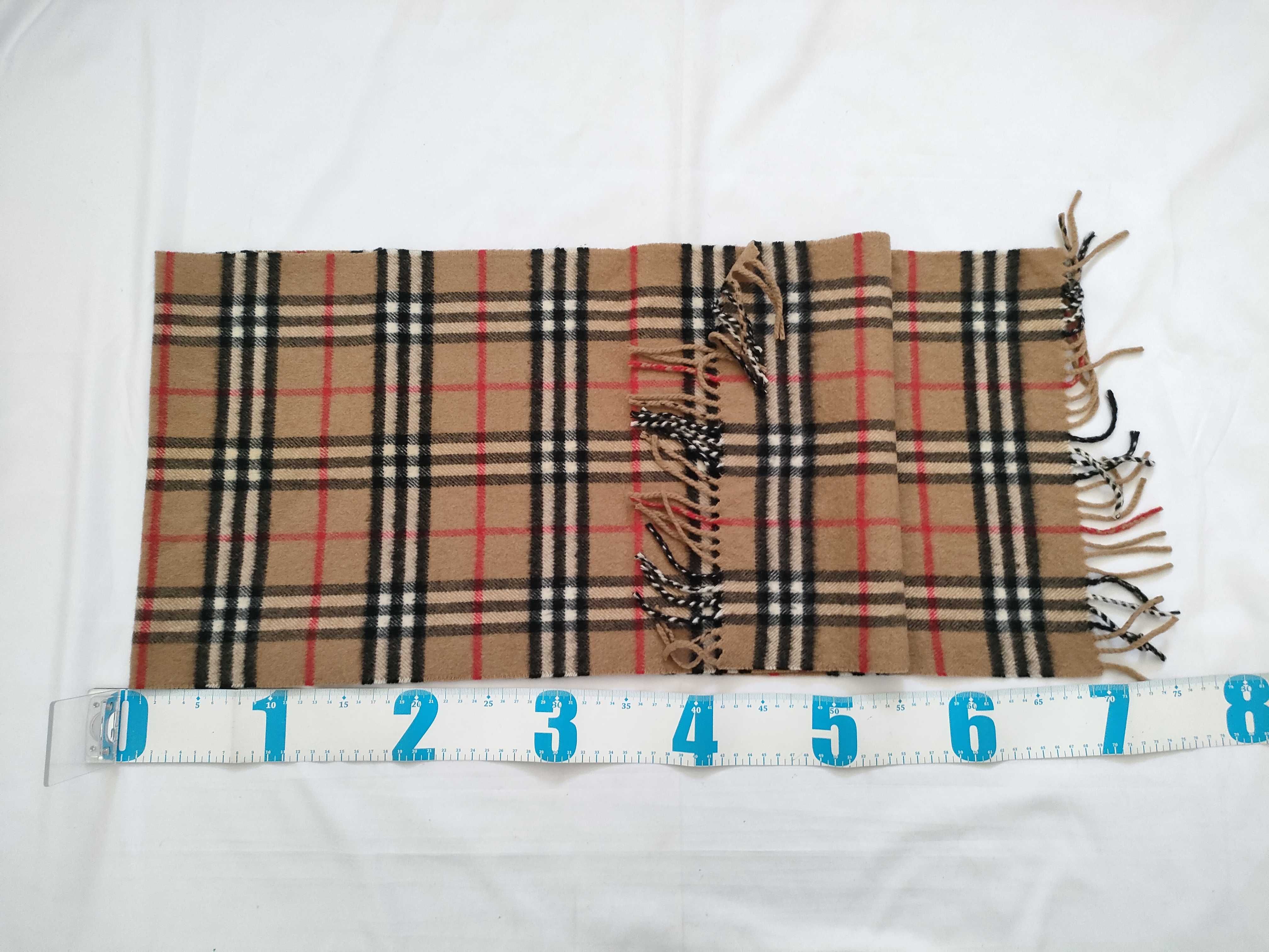 100% Cashmere Scarf, Nova Check Pattern, and other accessories. — view 2