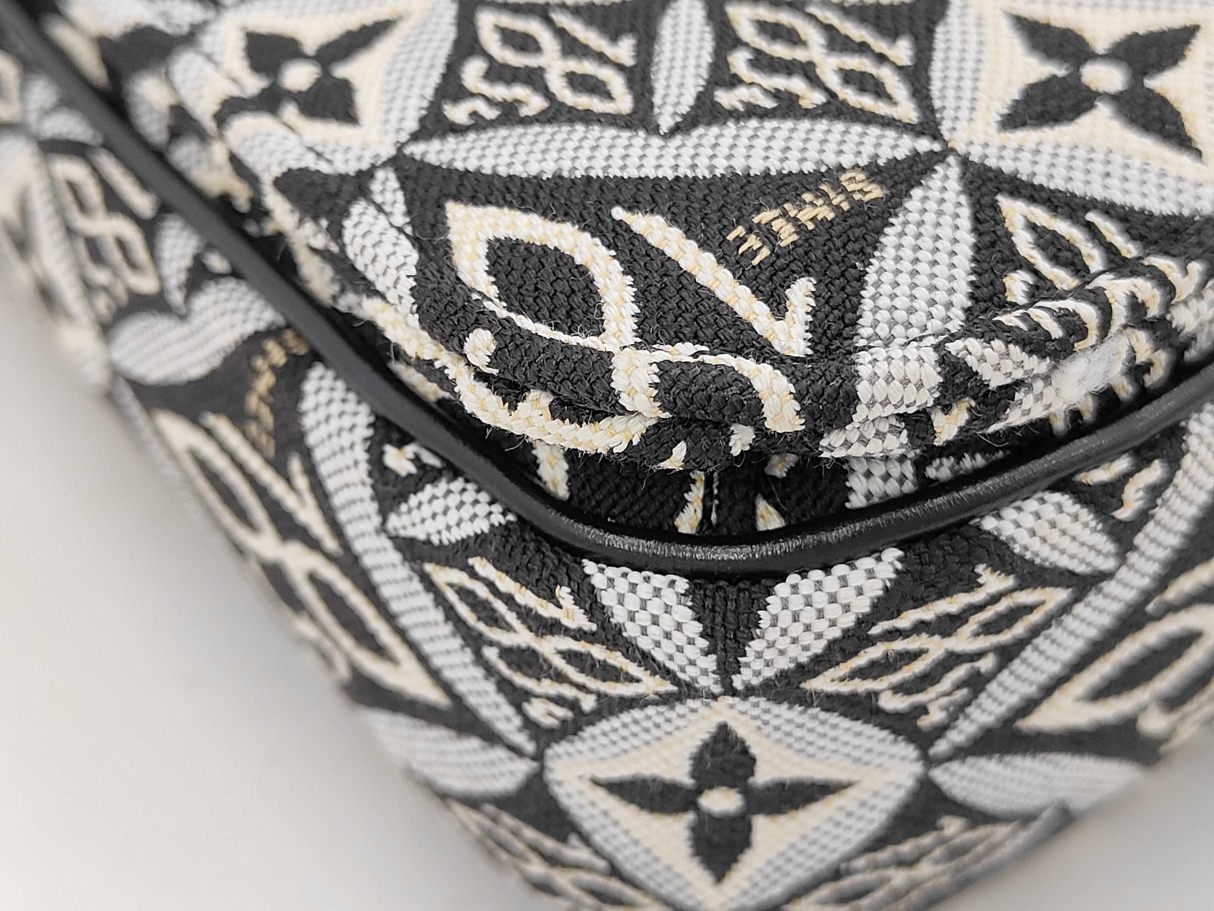 Monogram Jacquard Pochette Metis MM Handbag — view 3