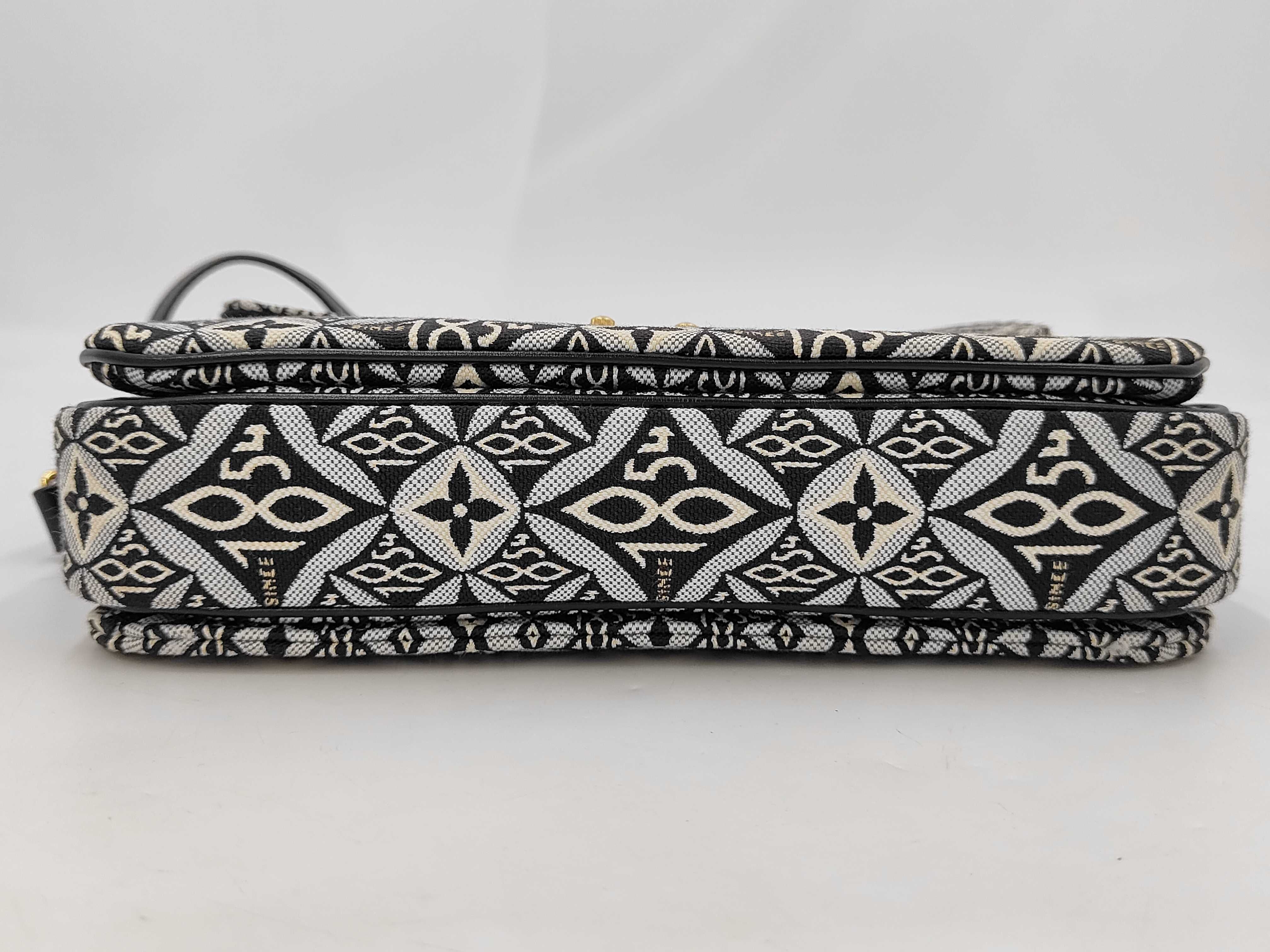Monogram Jacquard Pochette Metis MM Handbag — view 4