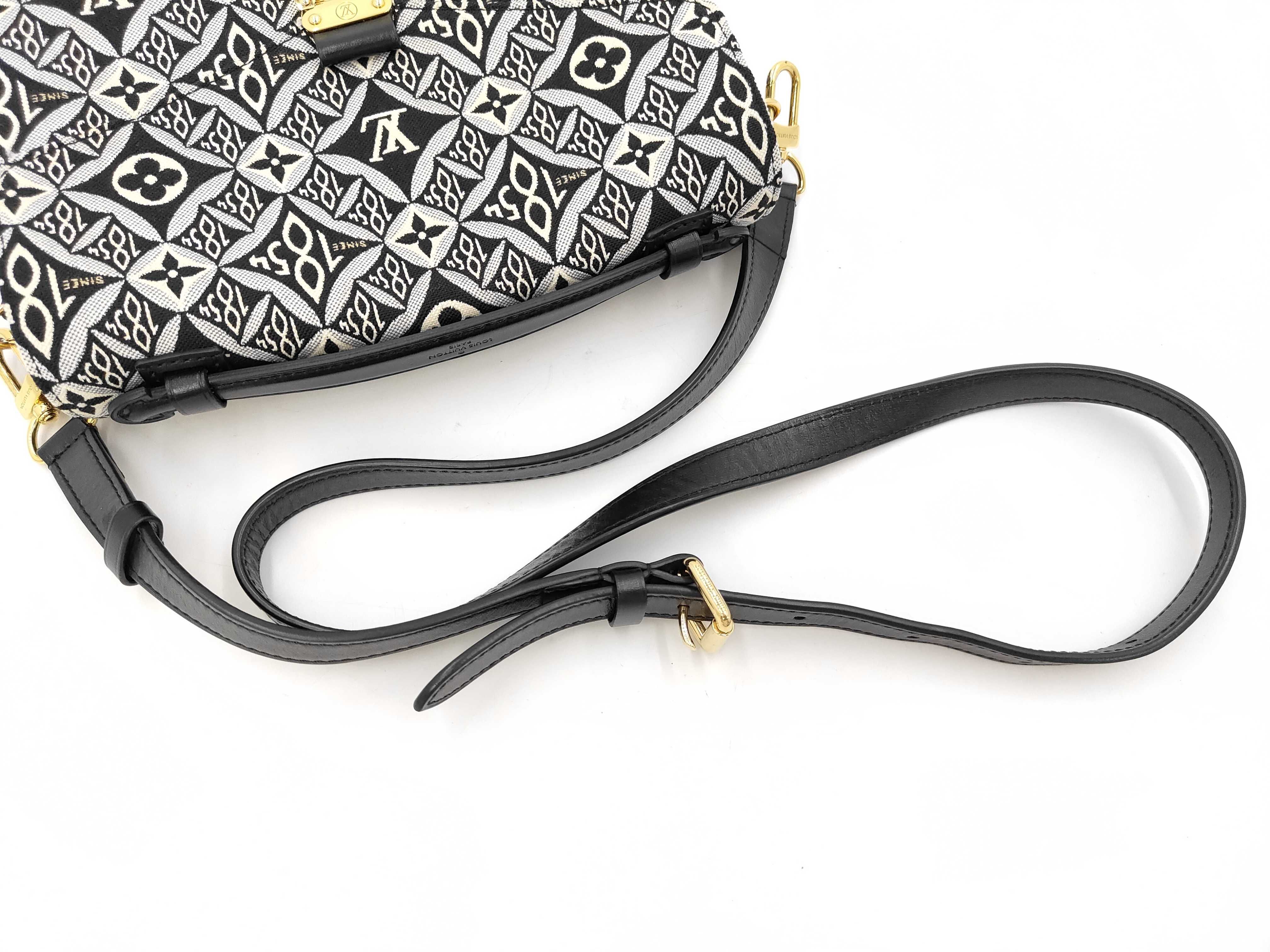 Monogram Jacquard Pochette Metis MM Handbag — view 5