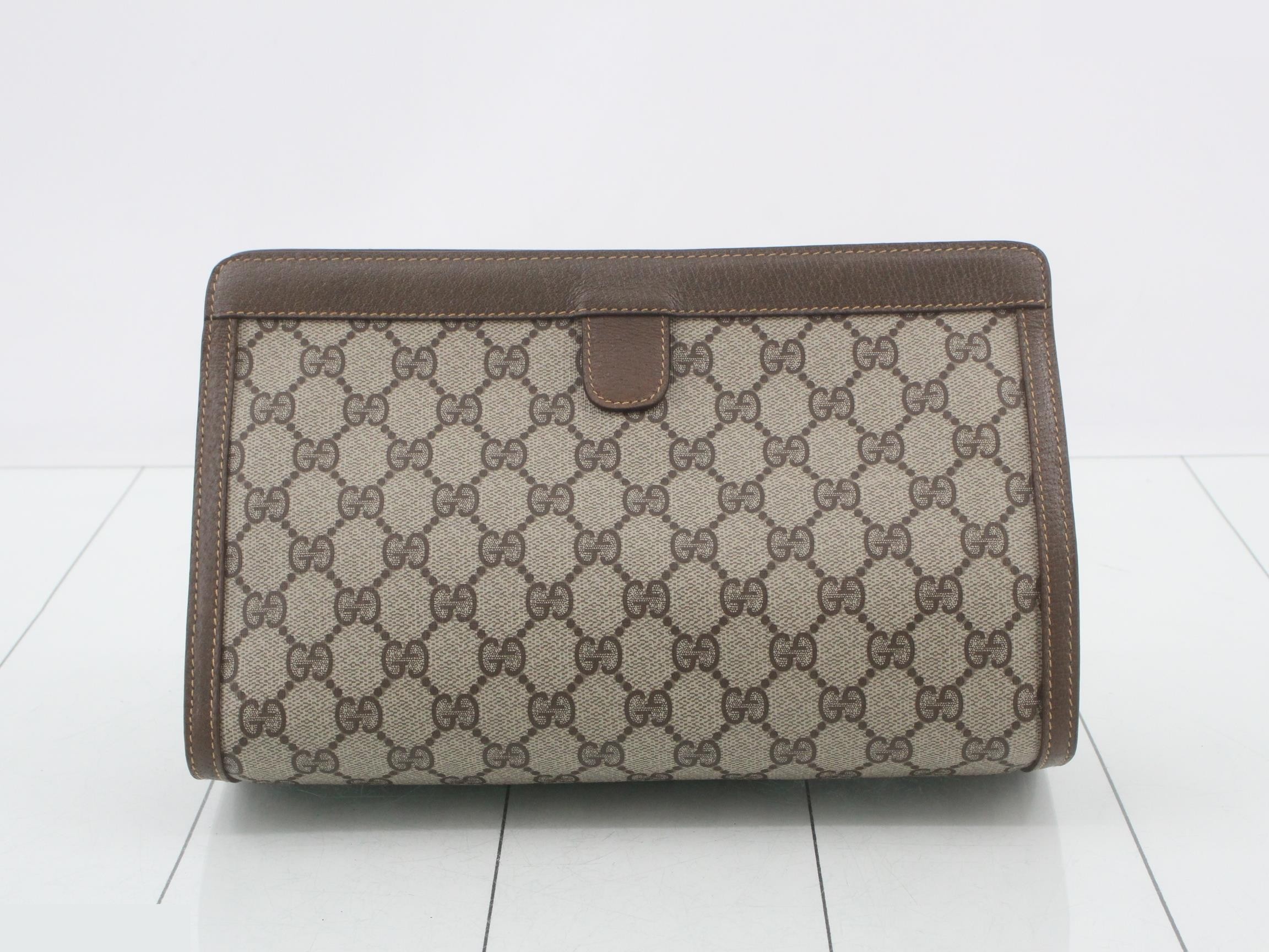 GG Supreme Clutch Bag Sherry PVC — view 2