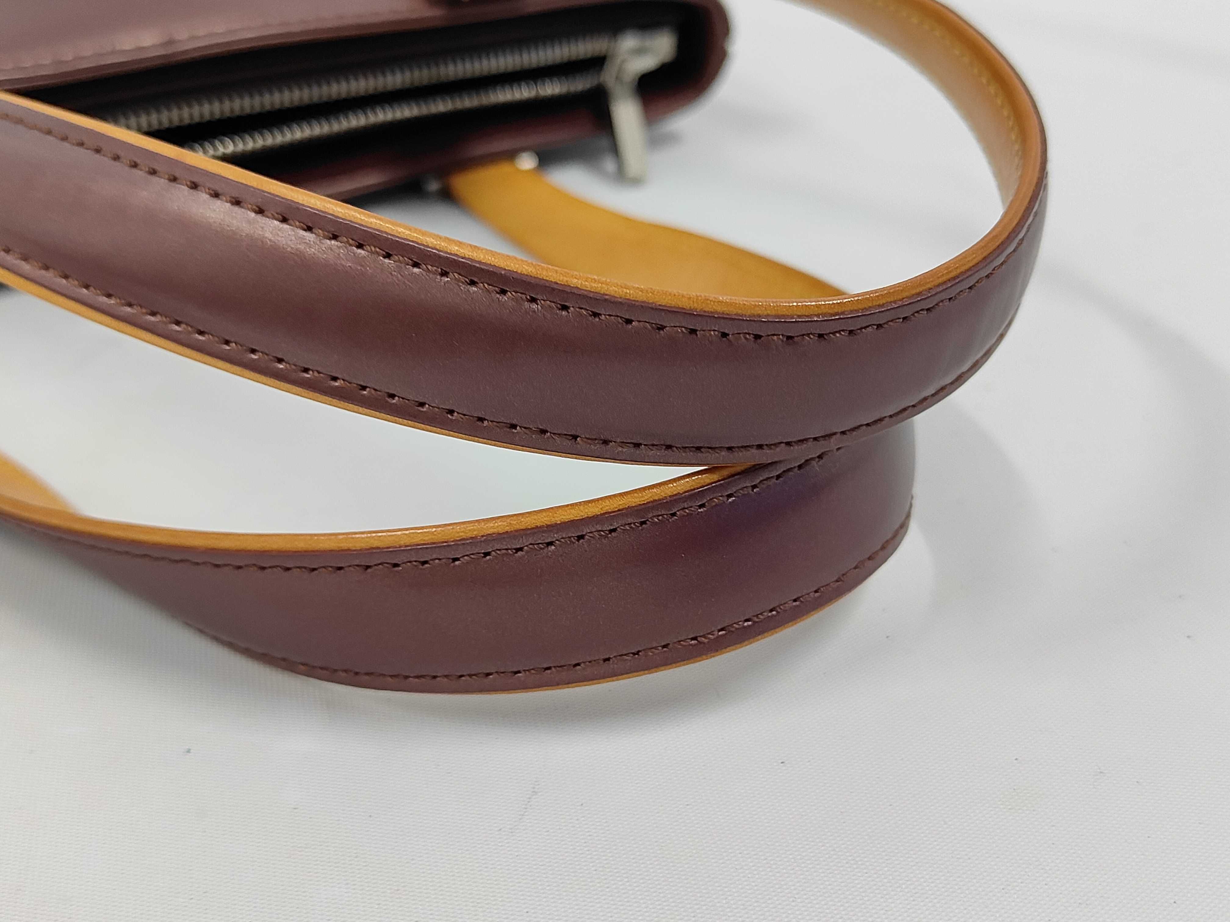 Stockton Monogram Matte Purple Shoulder Bag — view 5