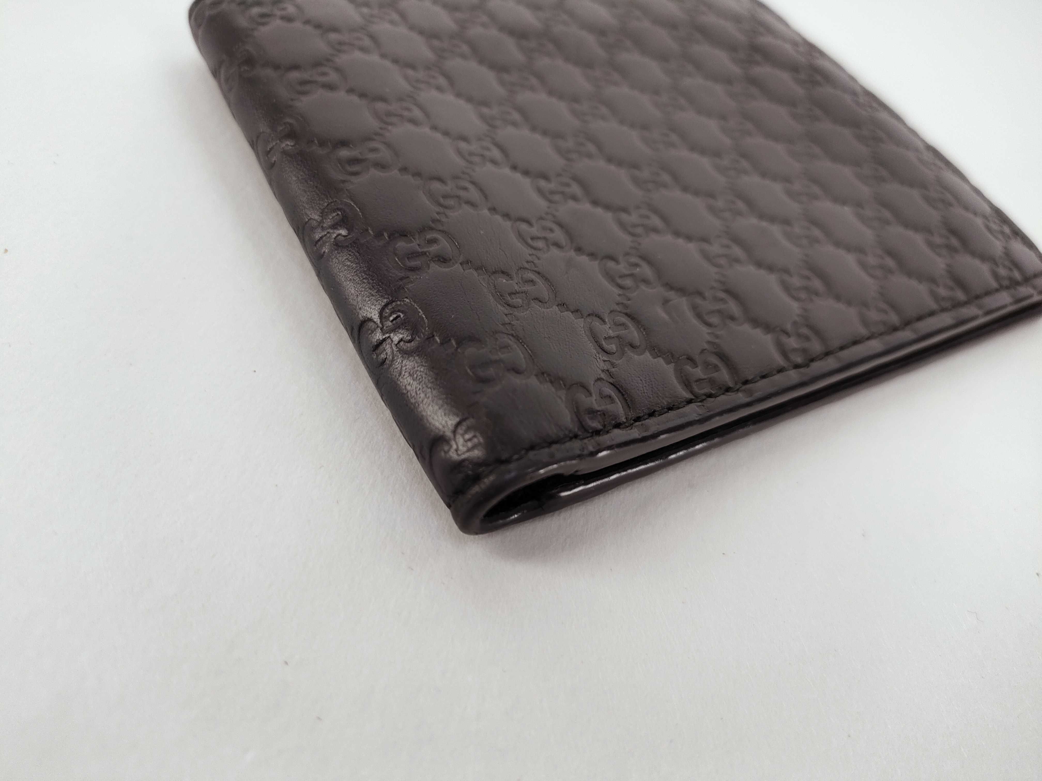 Guccissima Wallet, Shima Leather, Black Wallet — view 3