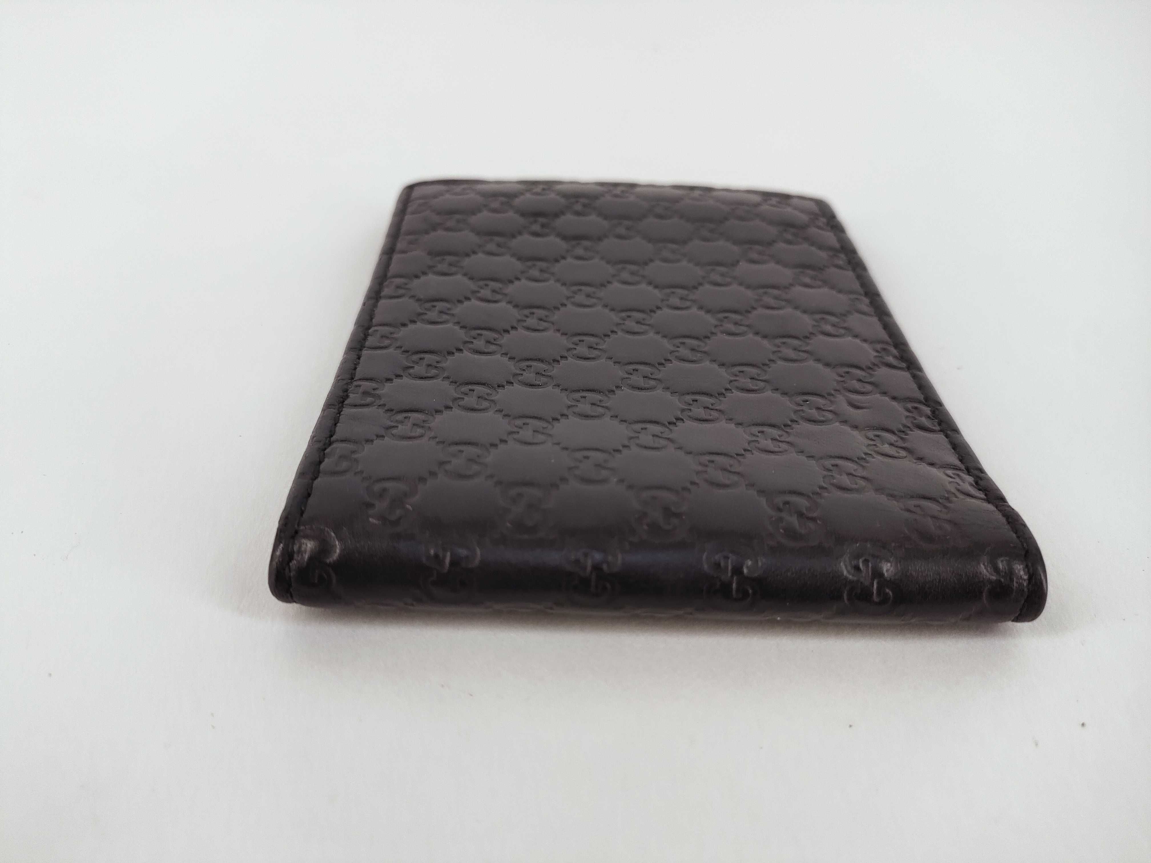 Guccissima Wallet, Shima Leather, Black Wallet — view 4