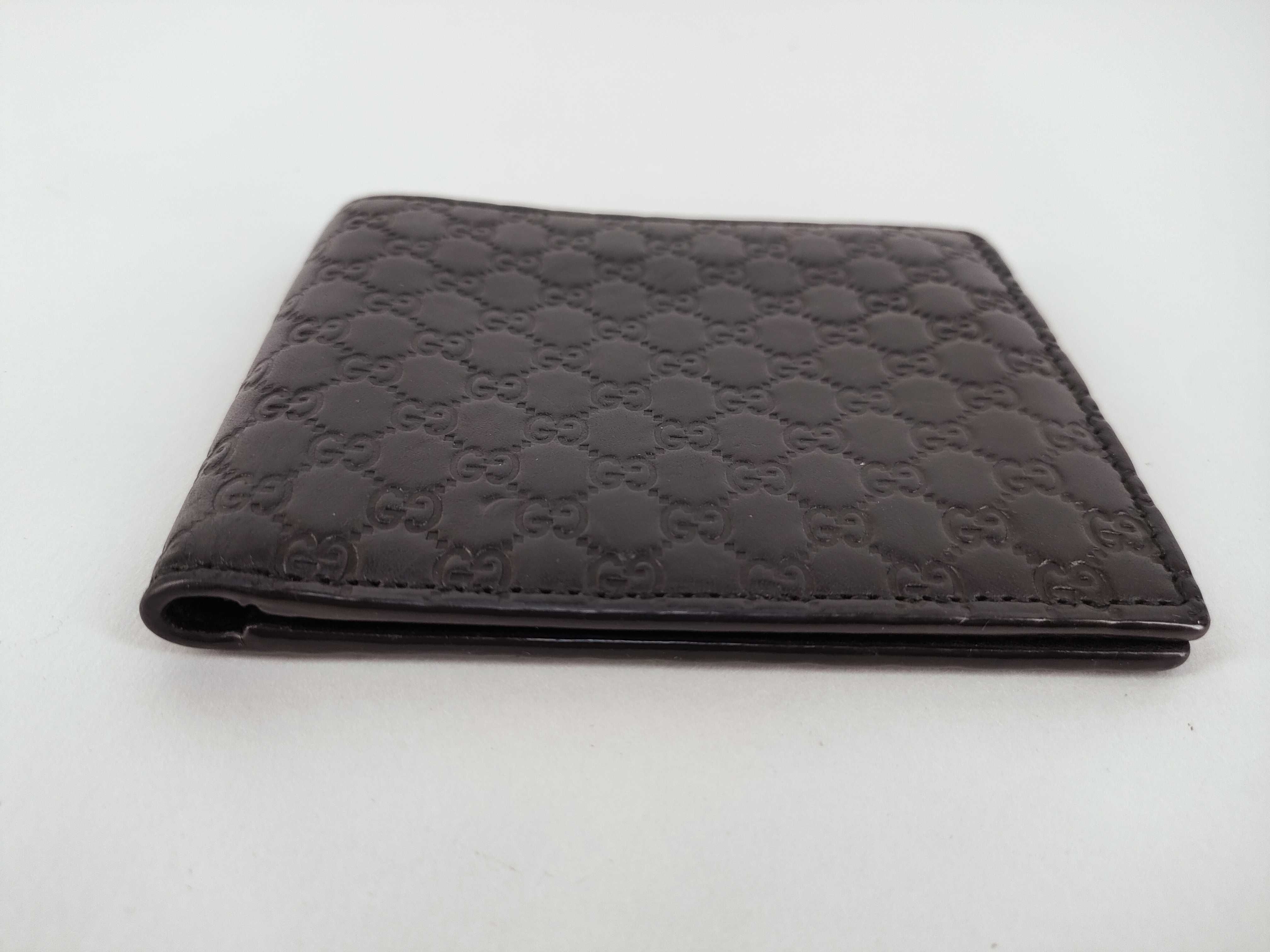 Guccissima Wallet, Shima Leather, Black Wallet — view 5