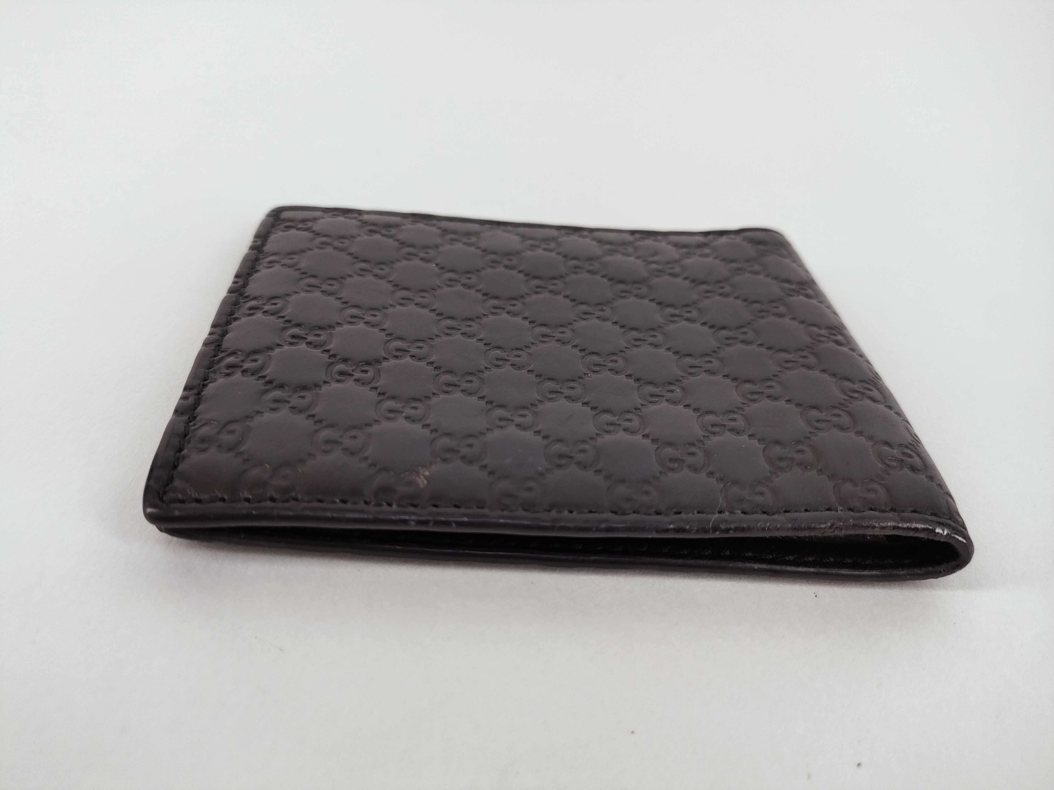 Guccissima Wallet, Shima Leather, Black Wallet — view 7
