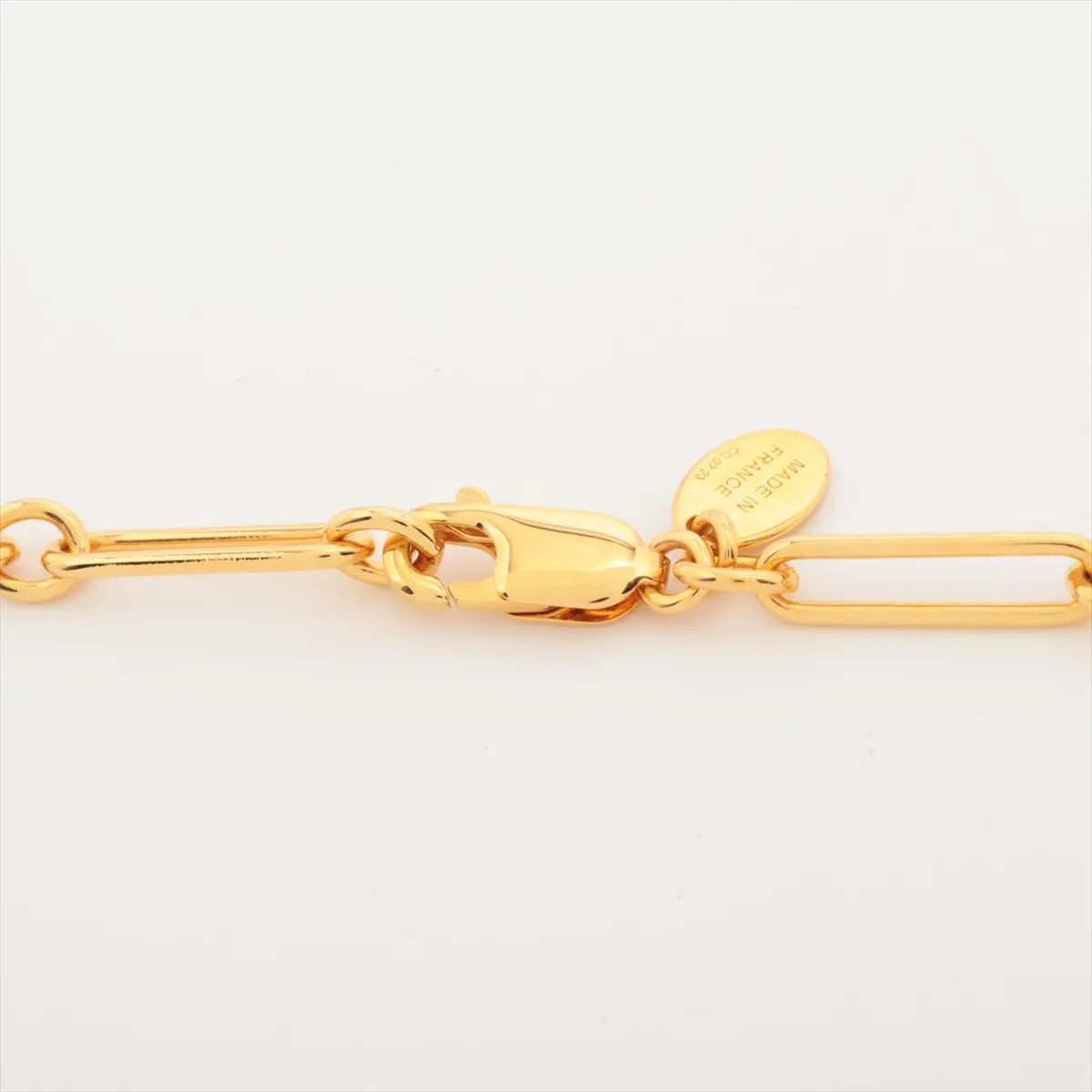 Elitage K:2025 Necklace GP x Leather Gold — view 3