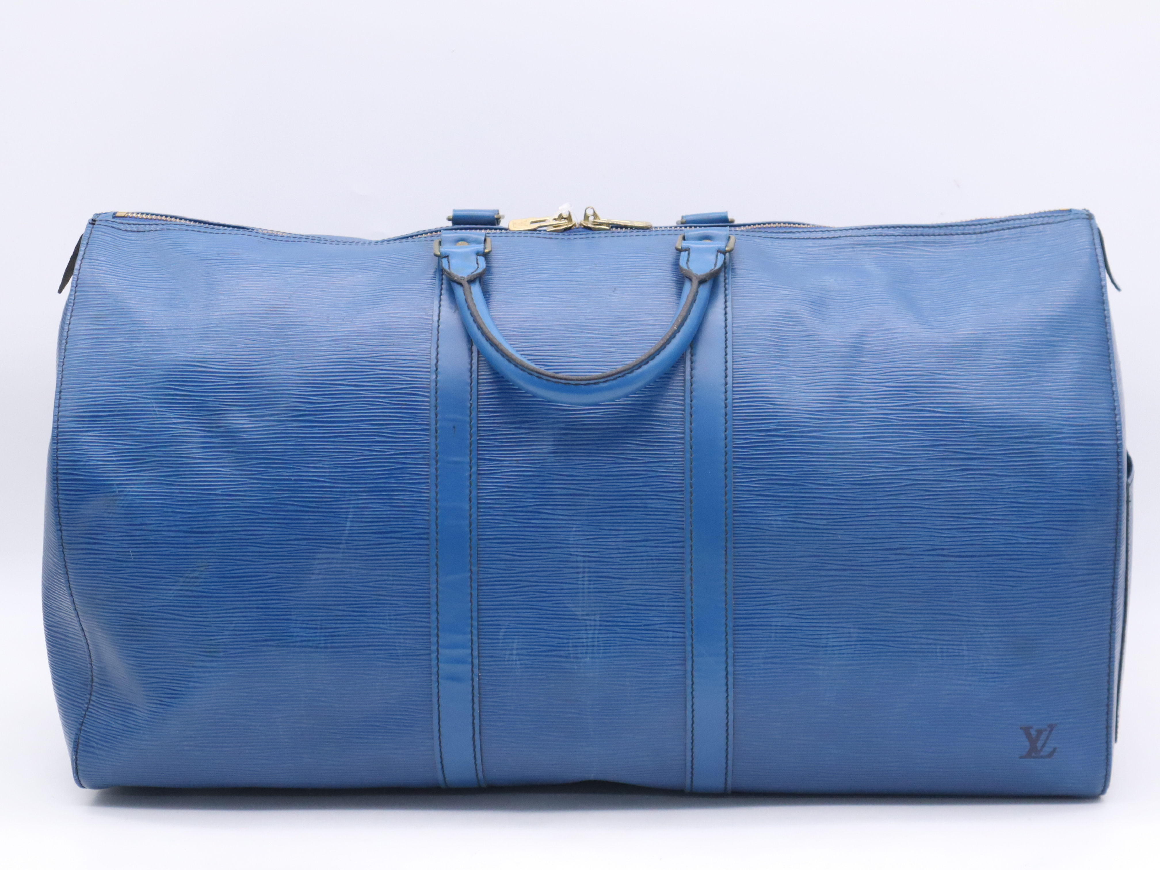 M42955 Epi Keepall 55 Toledo Blue Boston Bag — view 2