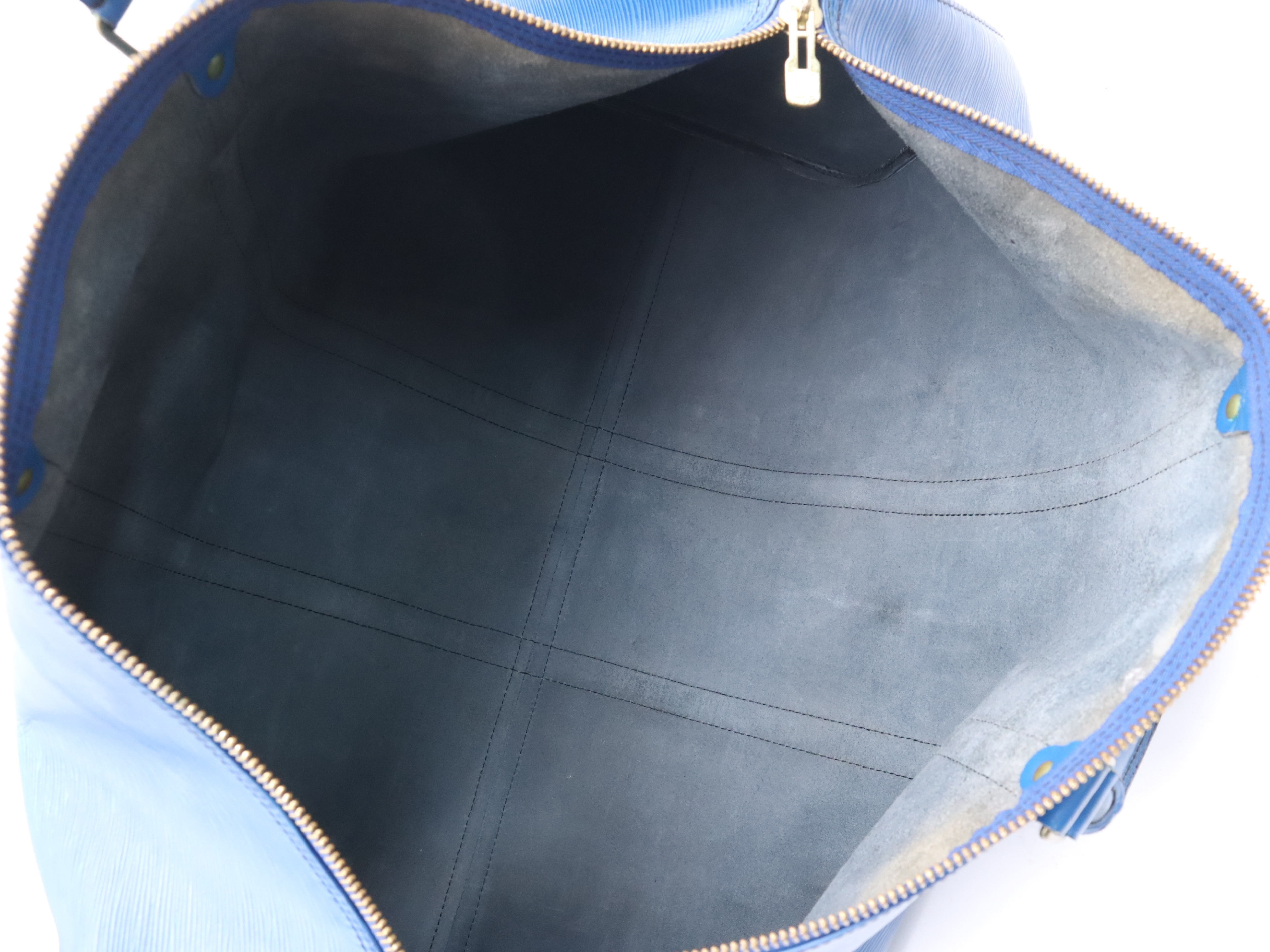 M42955 Epi Keepall 55 Toledo Blue Boston Bag — view 12