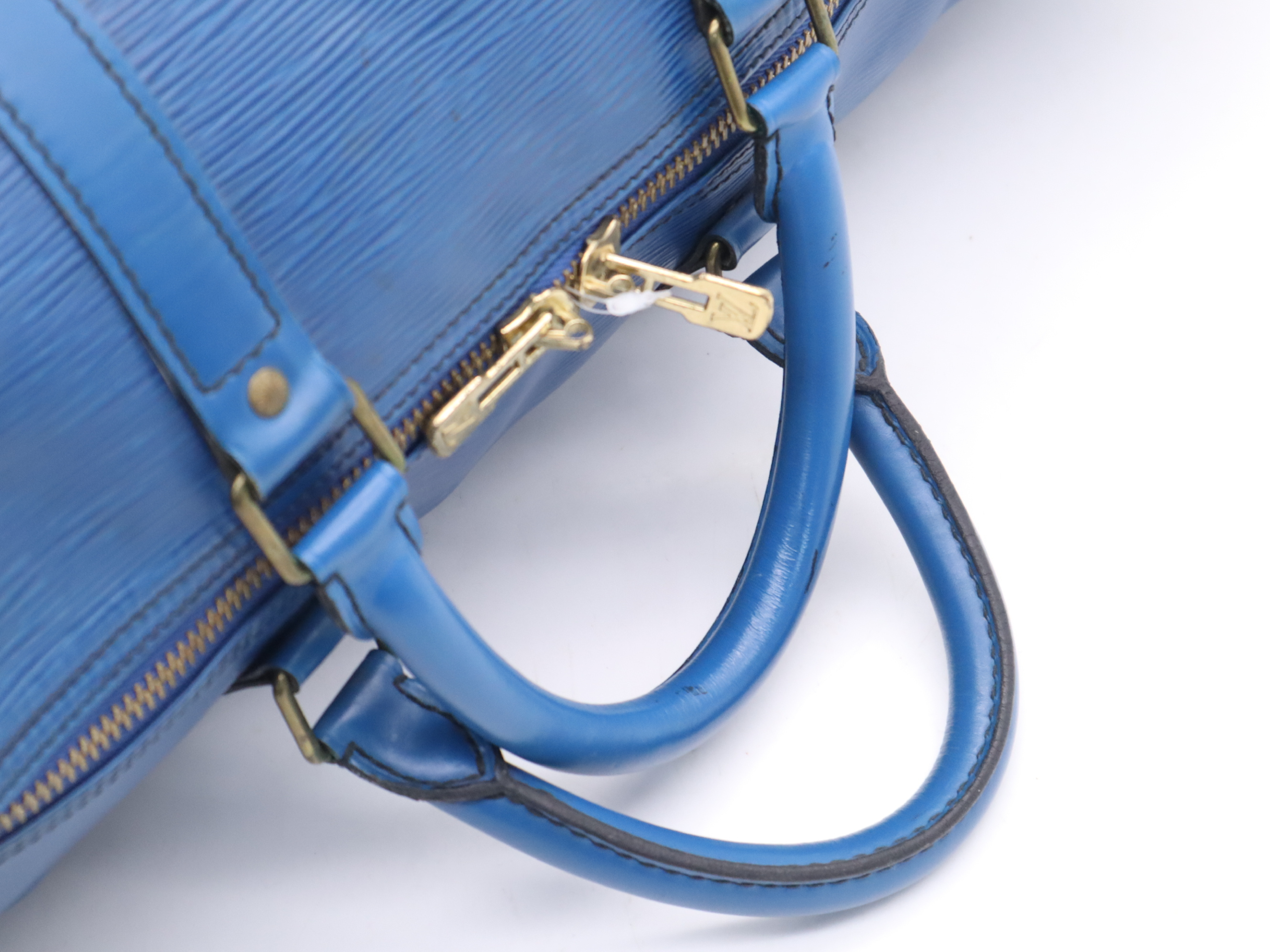 M42955 Epi Keepall 55 Toledo Blue Boston Bag — view 6
