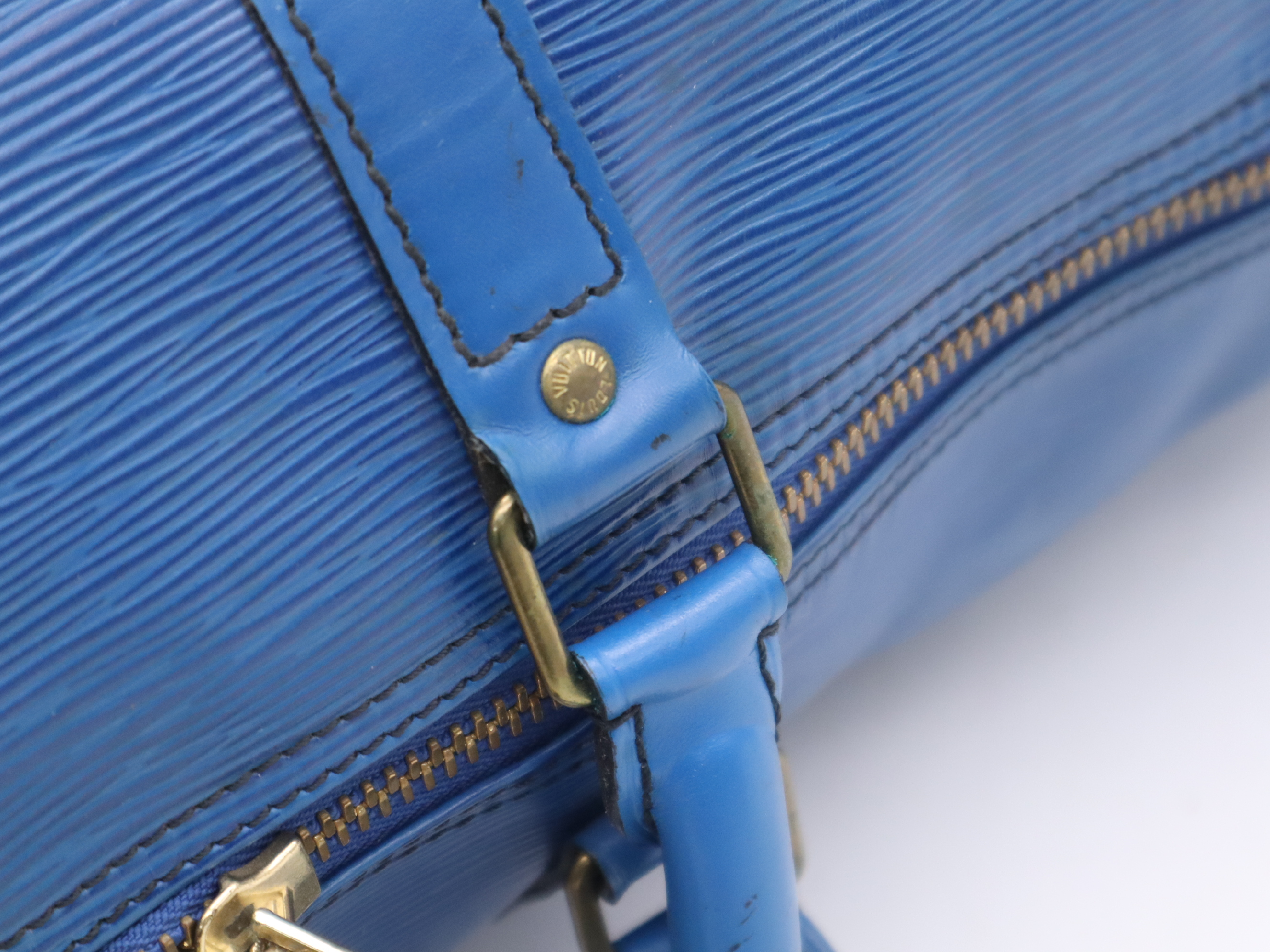 M42955 Epi Keepall 55 Toledo Blue Boston Bag — view 8