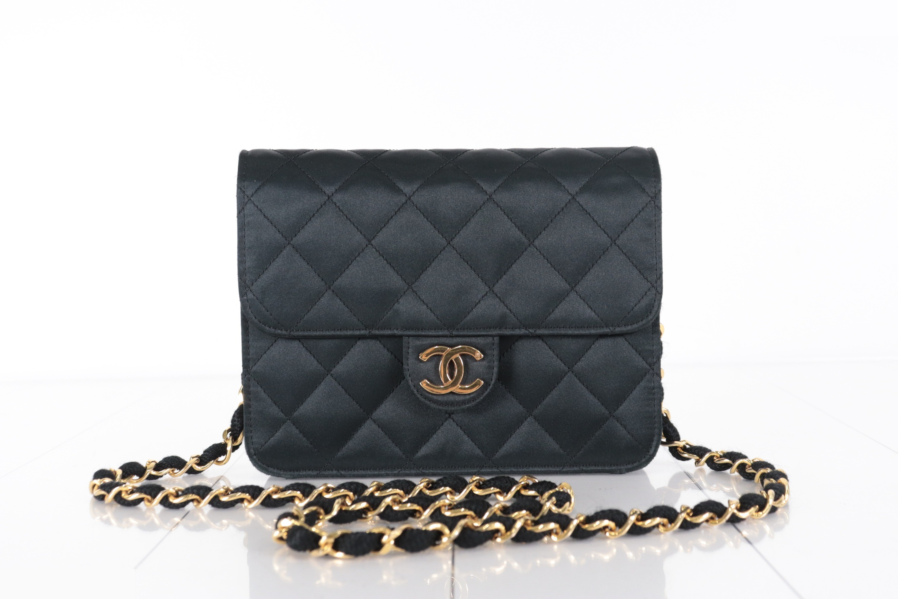 Satin Mini Chain Shoulder Bag (Series 0)
