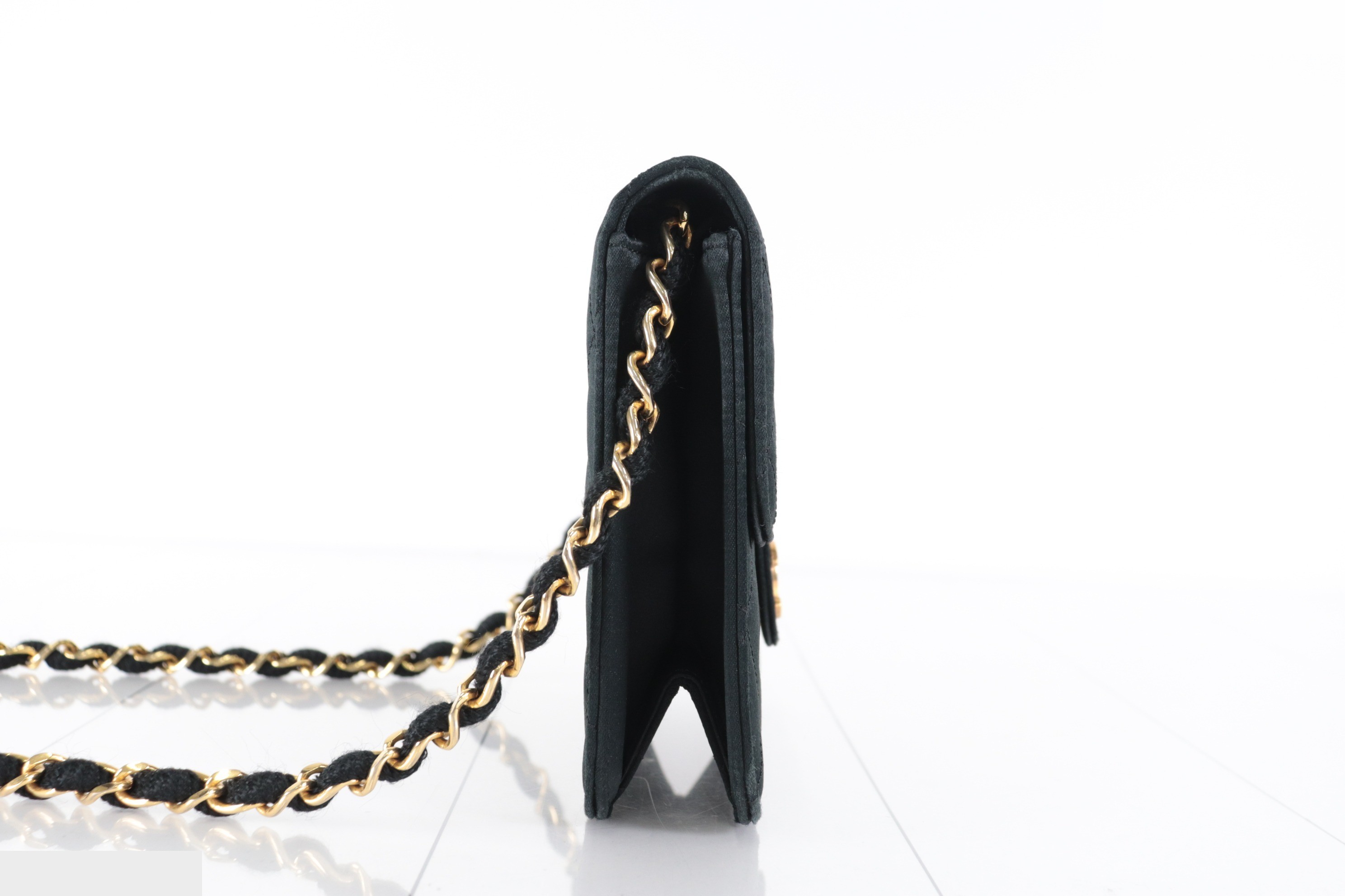 Satin Mini Chain Shoulder Bag (Series 0) — view 3