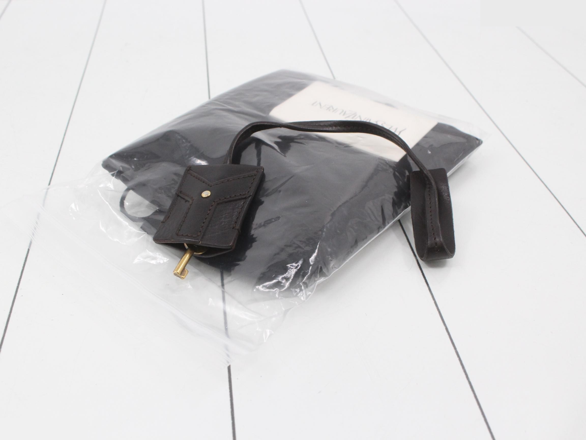 Muse handbag, dark brown leather — view 7