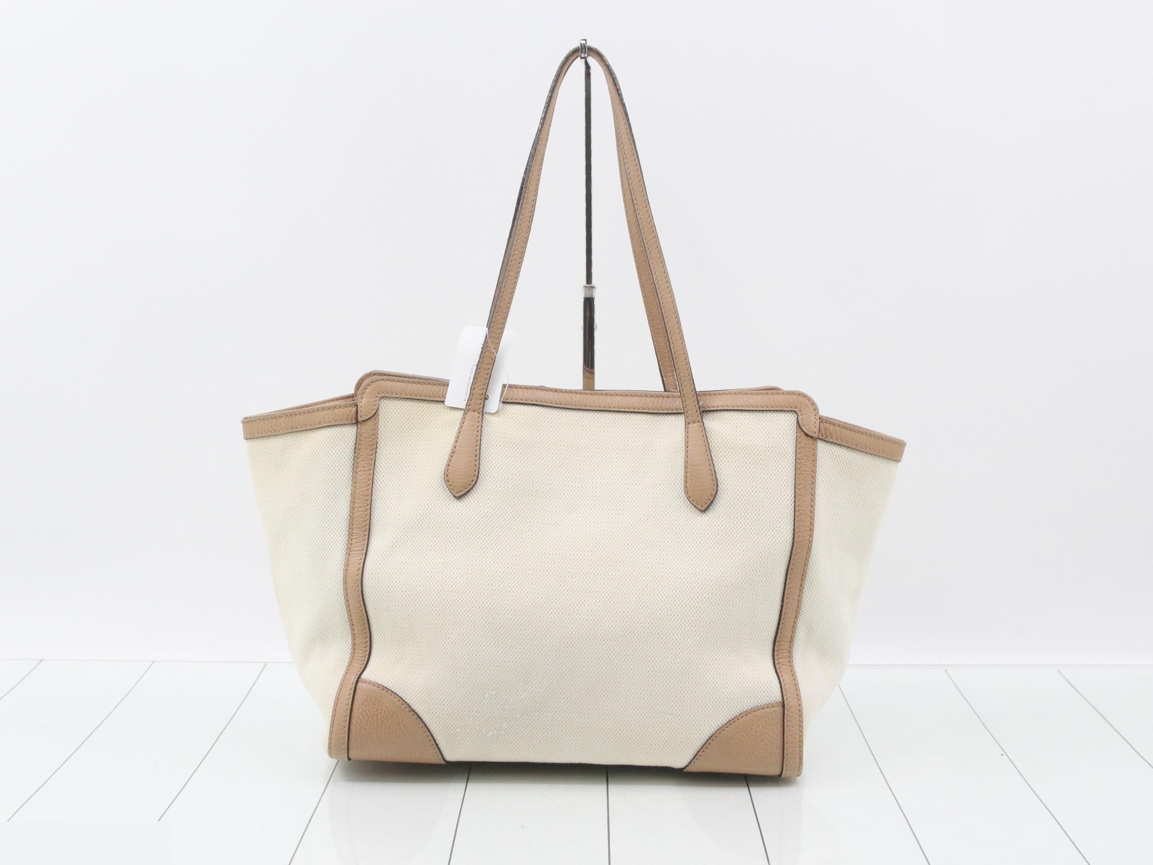 Swing Tote Bag, Beige Canvas, 354397 — view 2
