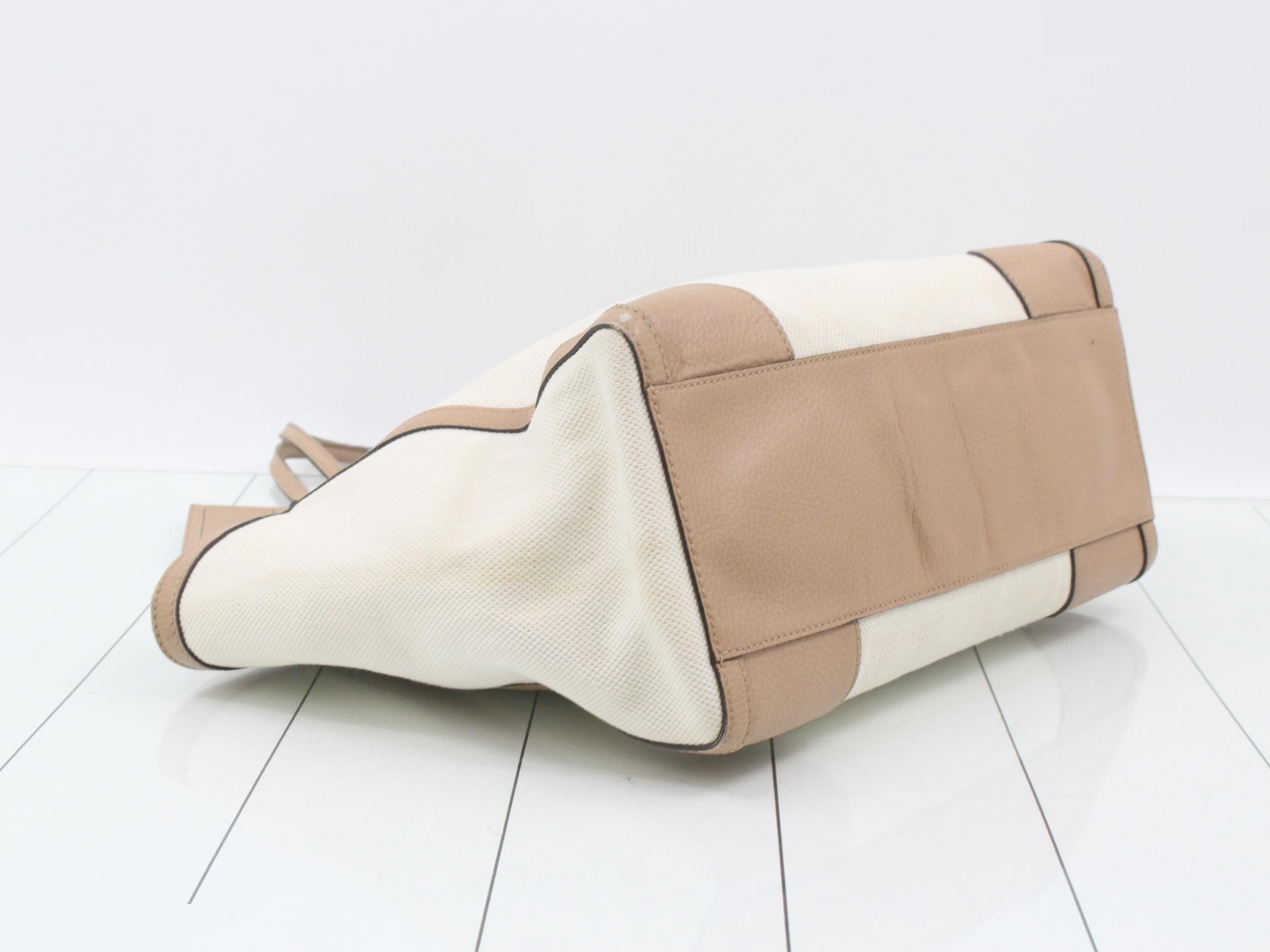 Swing Tote Bag, Beige Canvas, 354397 — view 5