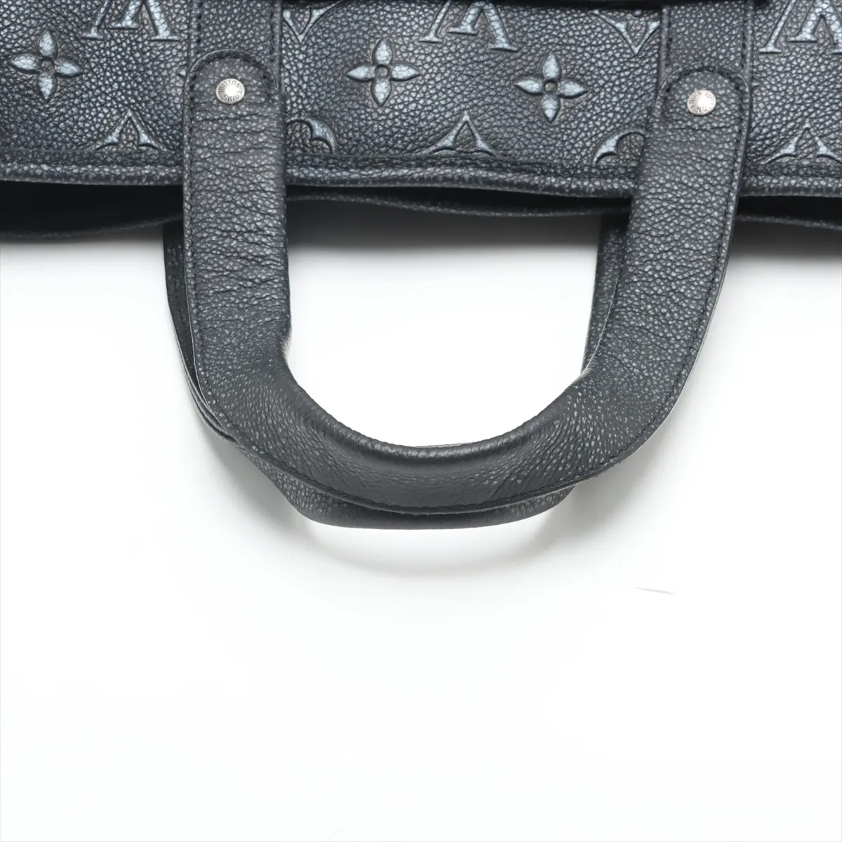 Monogram Cowhide Trolley Tote M21371 Black RFID Reactive — view 5