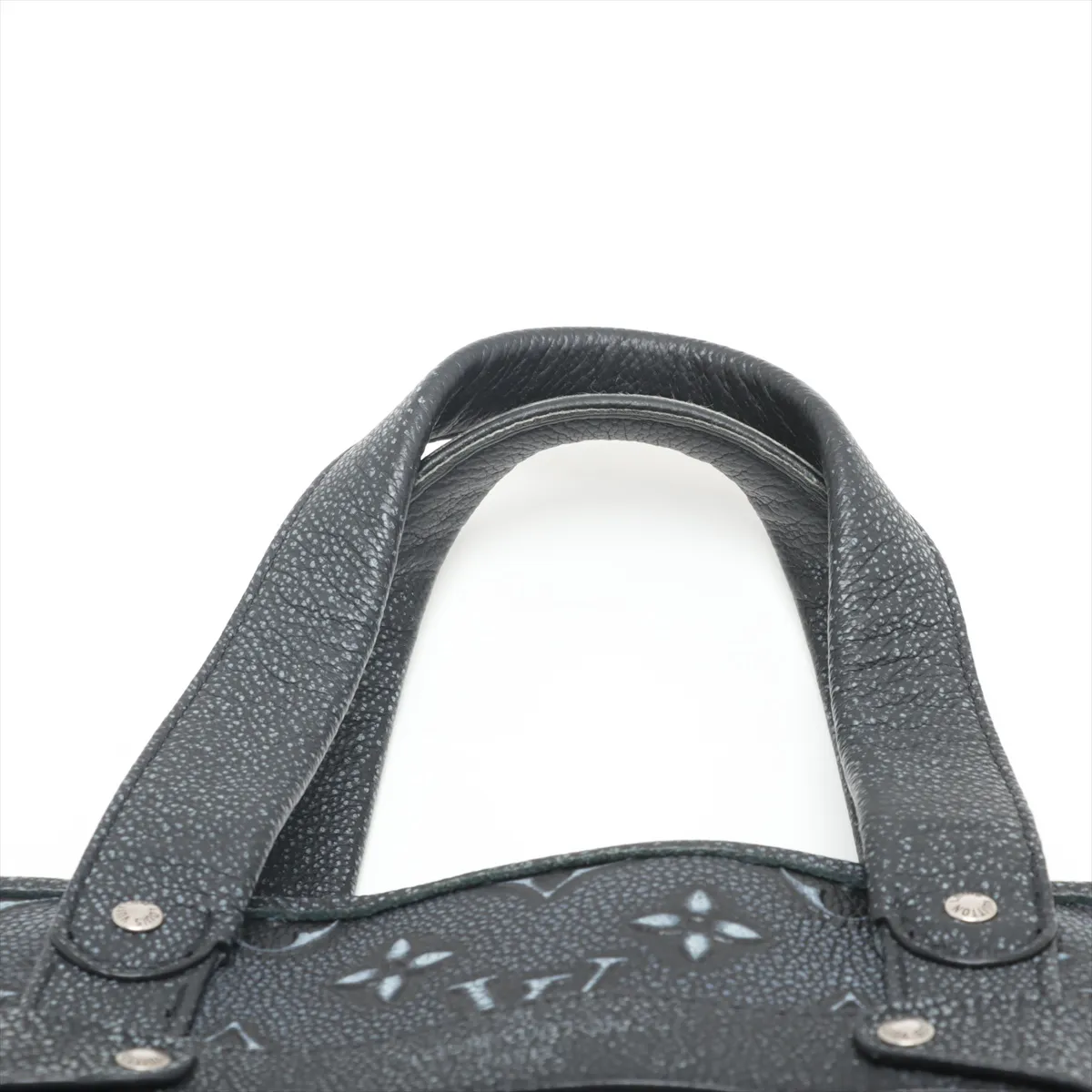 Monogram Cowhide Trolley Tote M21371 Black RFID Reactive — view 6